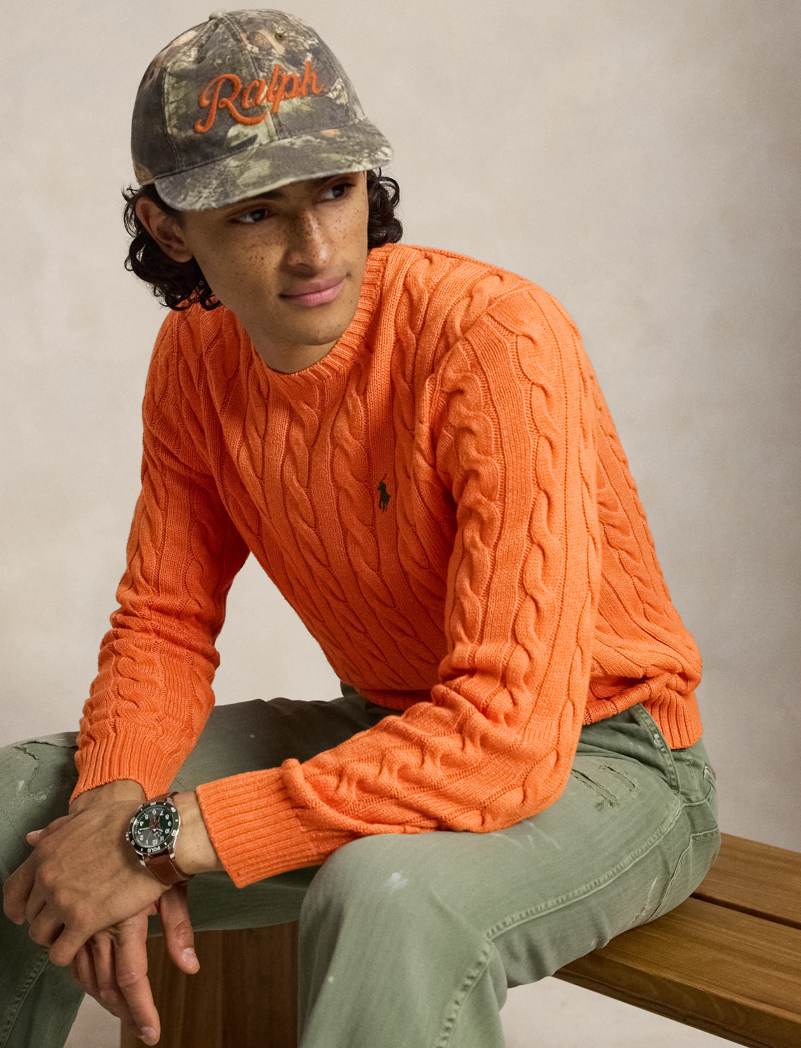 Polo Ralph Lauren Cable-Knit Cotton Sweater stickade tröjor herr – bild 10