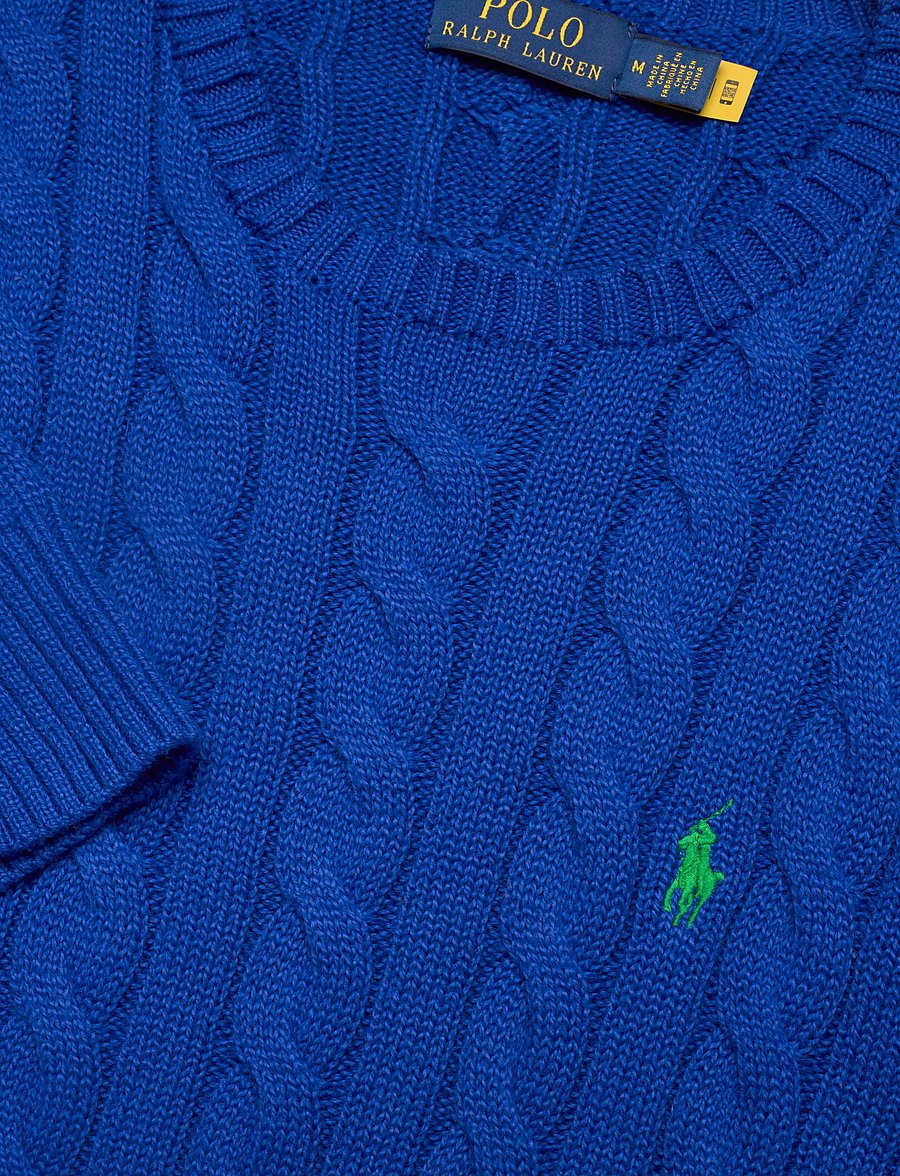 Polo Ralph Lauren - 5/1 ROVING COTTON-LSL-PLO - knitted round necks - pacific royal - 2