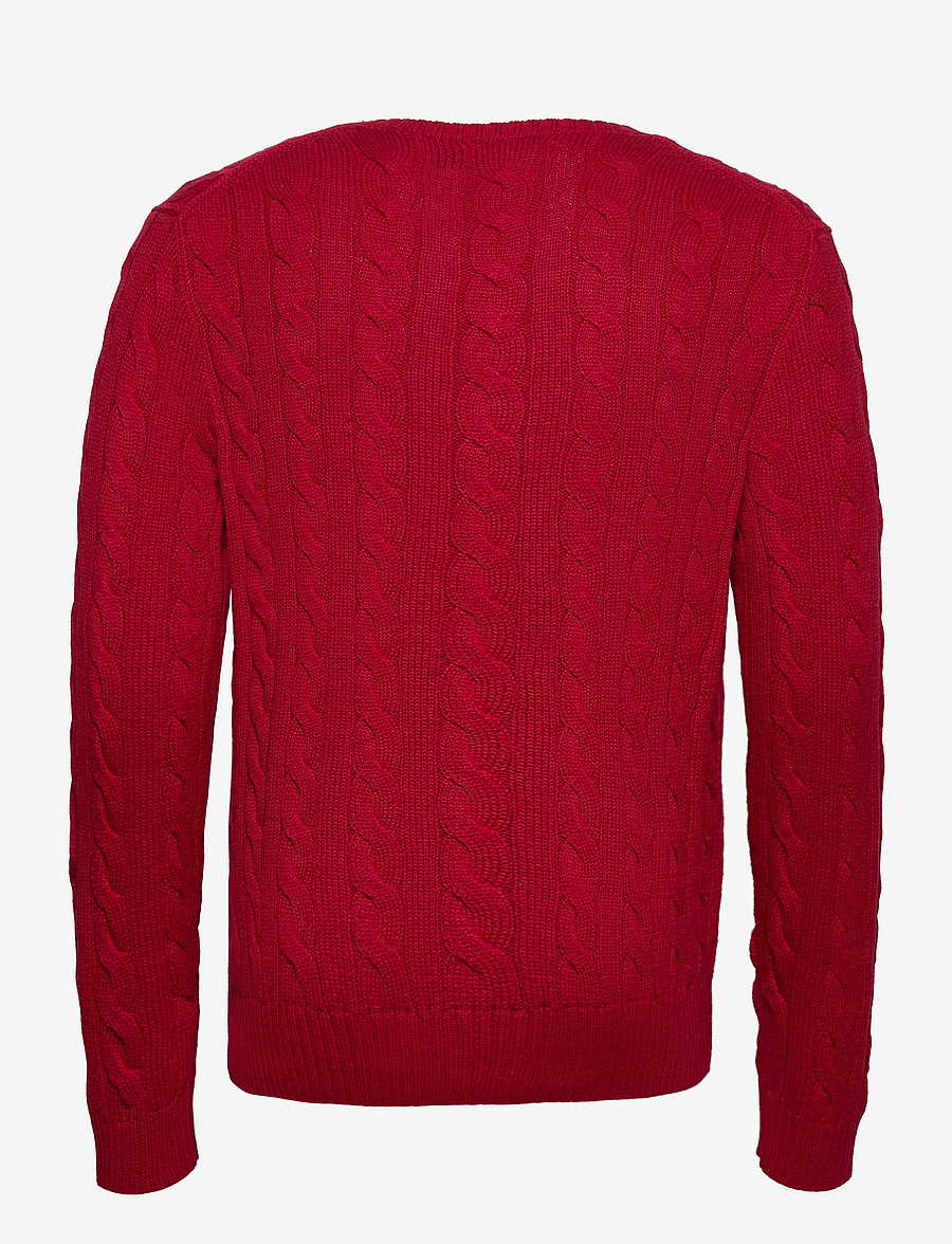 Polo Ralph Lauren - 5/1 ROVING COTTON-LSL-PLO - knitted round necks - park avenue red - 2