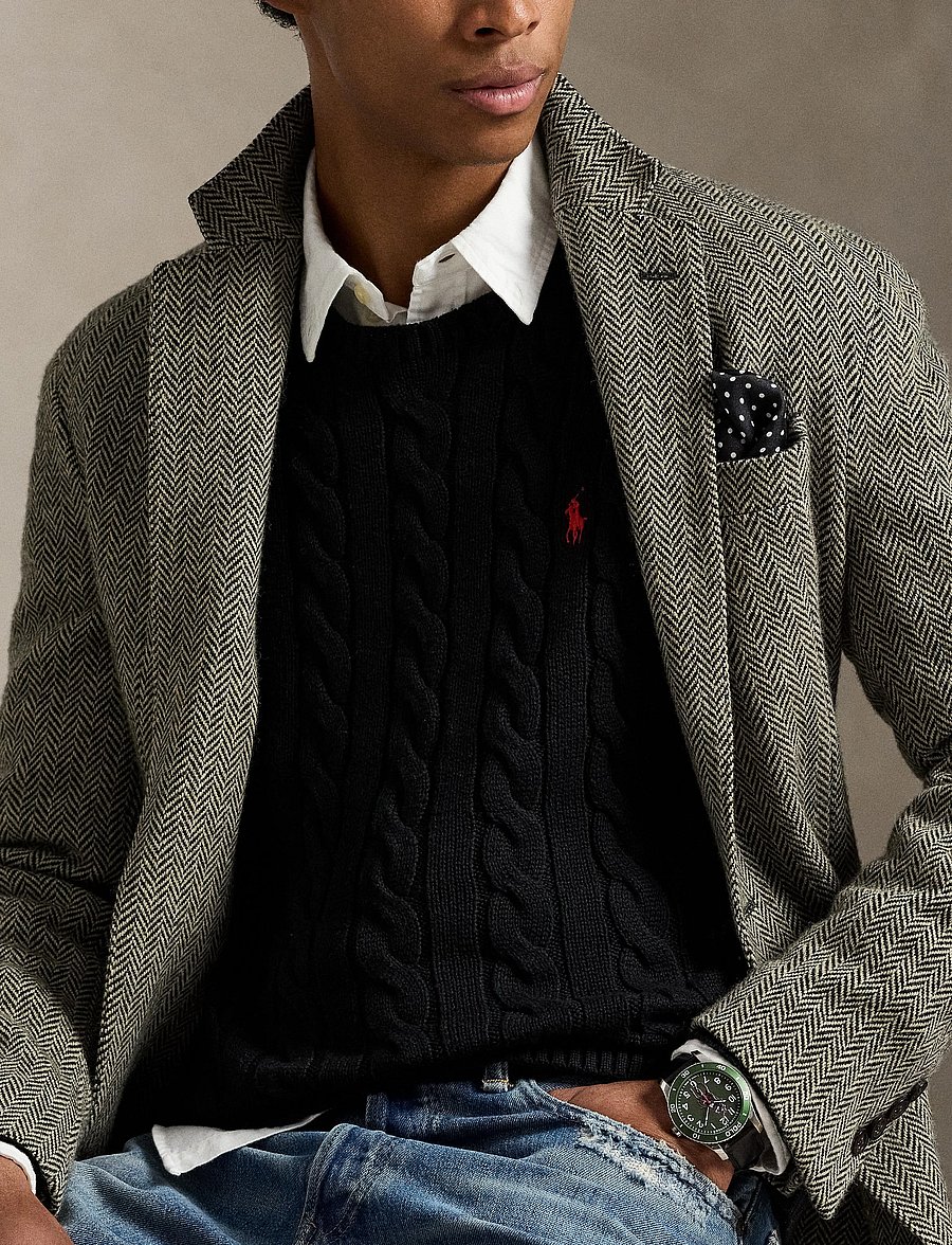 Polo Ralph Lauren - Cable-Knit Cotton Sweater - rundhals - polo black - 5