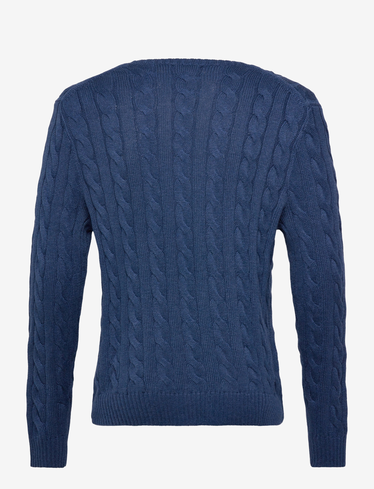Polo Ralph Lauren - Cable-Knit Cotton Sweater - rund hals - rustic navy heath - 1