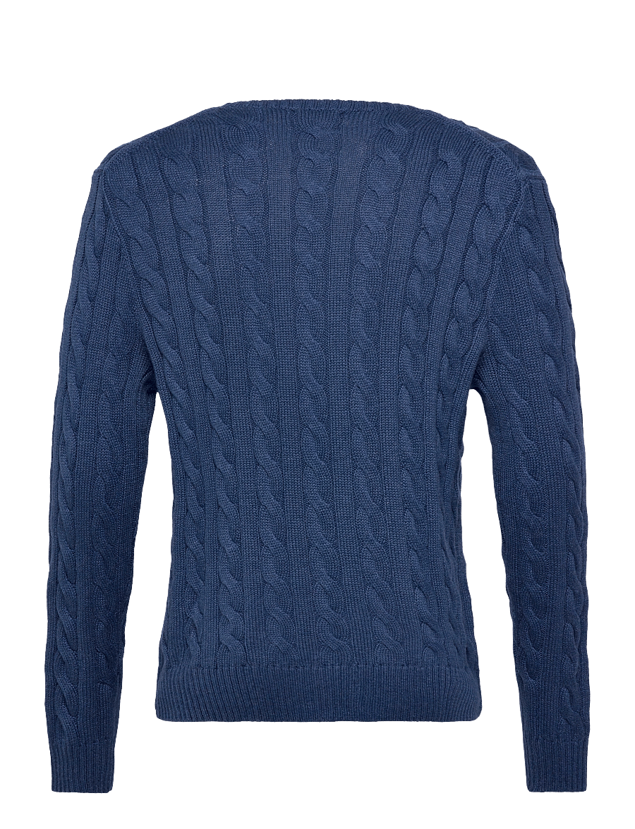 Polo Ralph Lauren - 5/1 ROVING COTTON-LSL-PLO - knitted round necks - rustic navy heath - 1