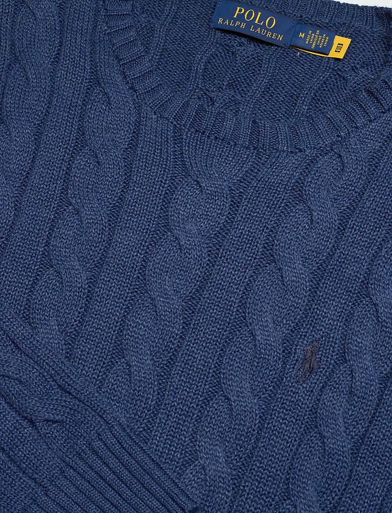 Polo Ralph Lauren - Cable-Knit Cotton Sweater - rund hals - rustic navy heath - 2