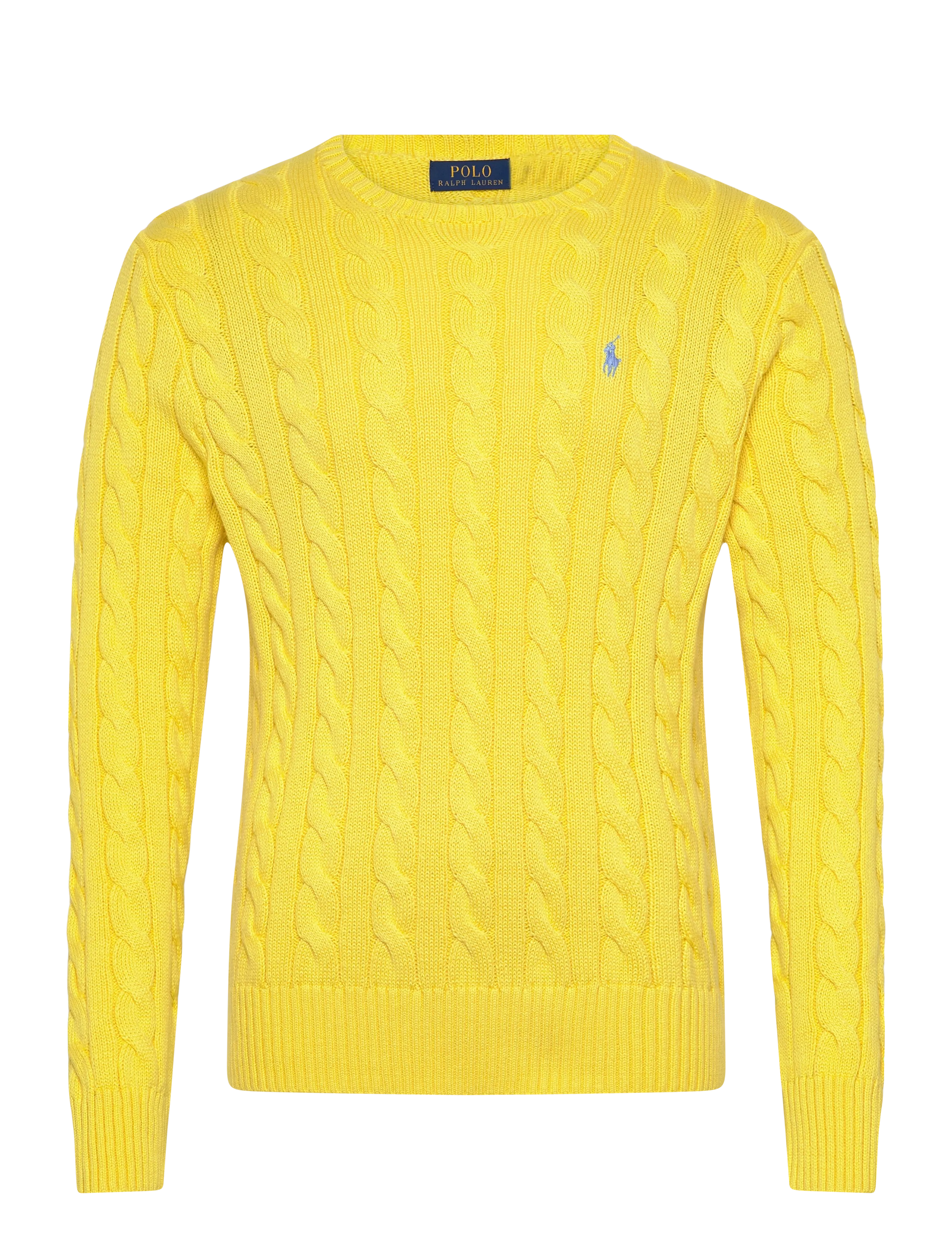 Polo Ralph Lauren Cable-Knit Cotton Sweater - Strickmode - SUNFISH YELLOW / yellow