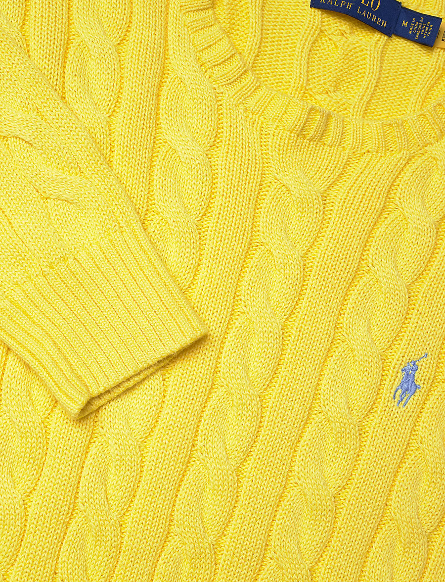 Polo Ralph Lauren - 5/1 ROVING COTTON-LSL-PLO - knitted round necks - sunfish yellow - 2