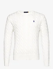 Polo Ralph Lauren - Cable-Knit Cotton Sweater - truien met ronde hals - white - 1