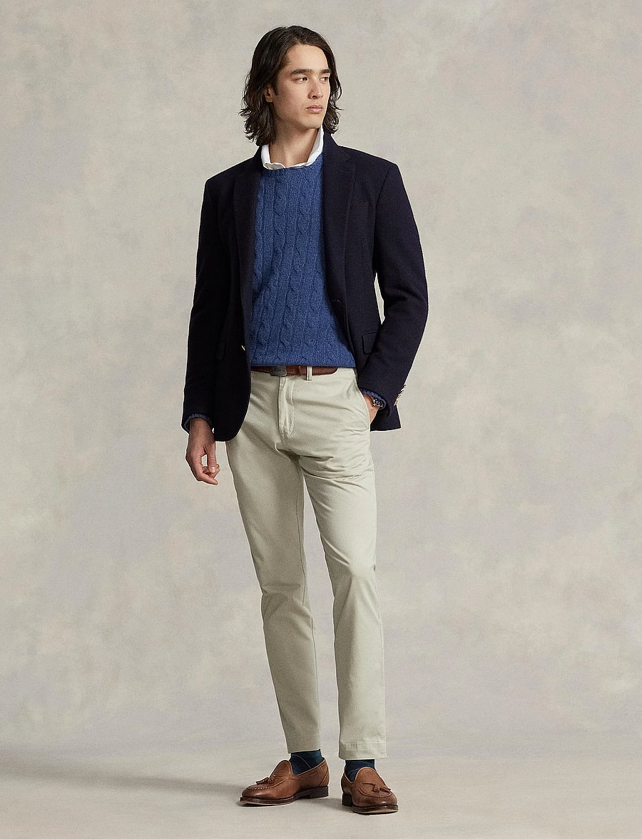 Polo Ralph Lauren - Washed Stretch Slim Fit Chino Pant - chinos - classic stone - 3