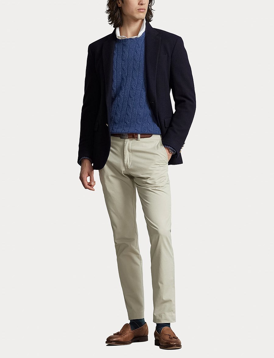 Polo Ralph Lauren - Washed Stretch Slim Fit Chino Pant - chinos - classic stone - 4