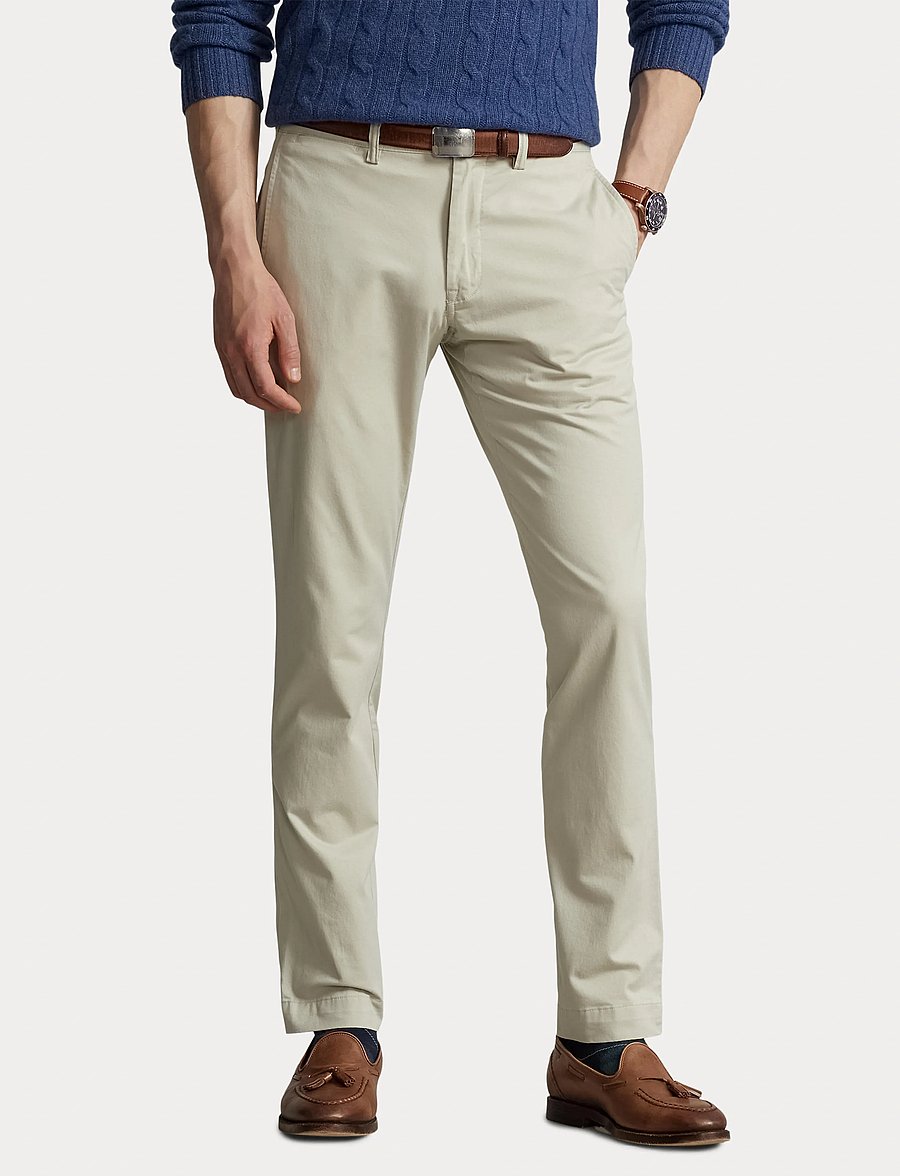 Polo Ralph Lauren - Washed Stretch Slim Fit Chino Pant - chinos - classic stone - 5