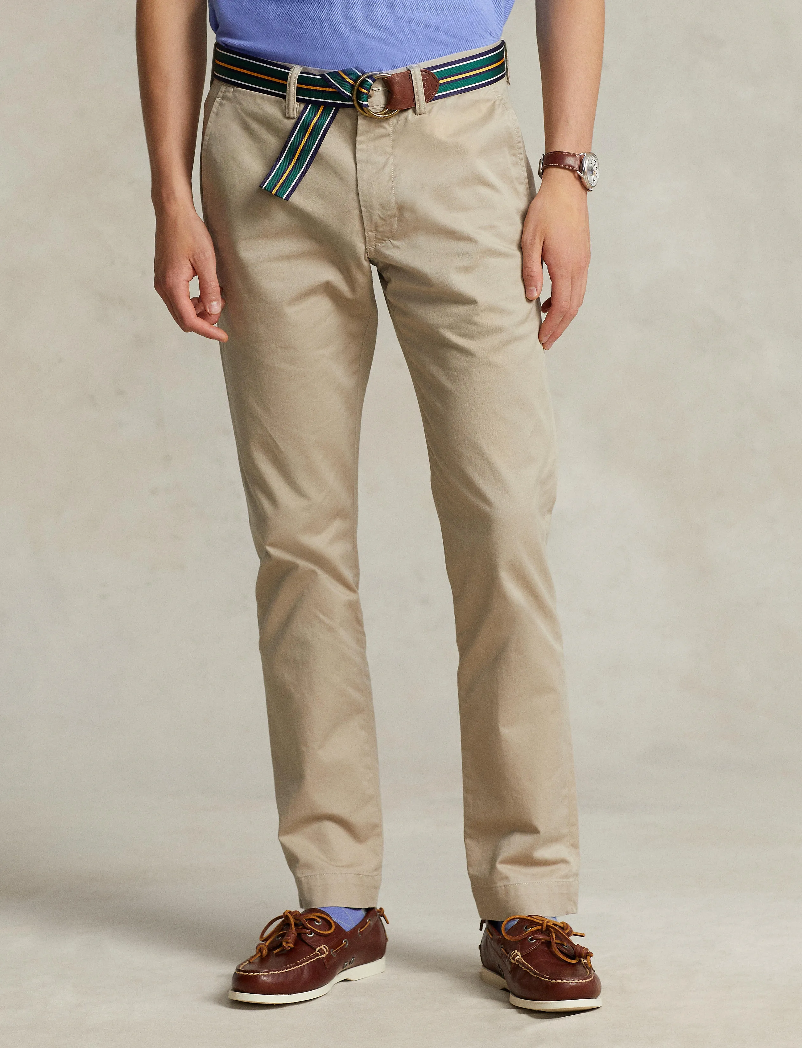 Polo Ralph Lauren SLIM FIT BEDFORD PANT - Bikses - KHAKI TAN / beige