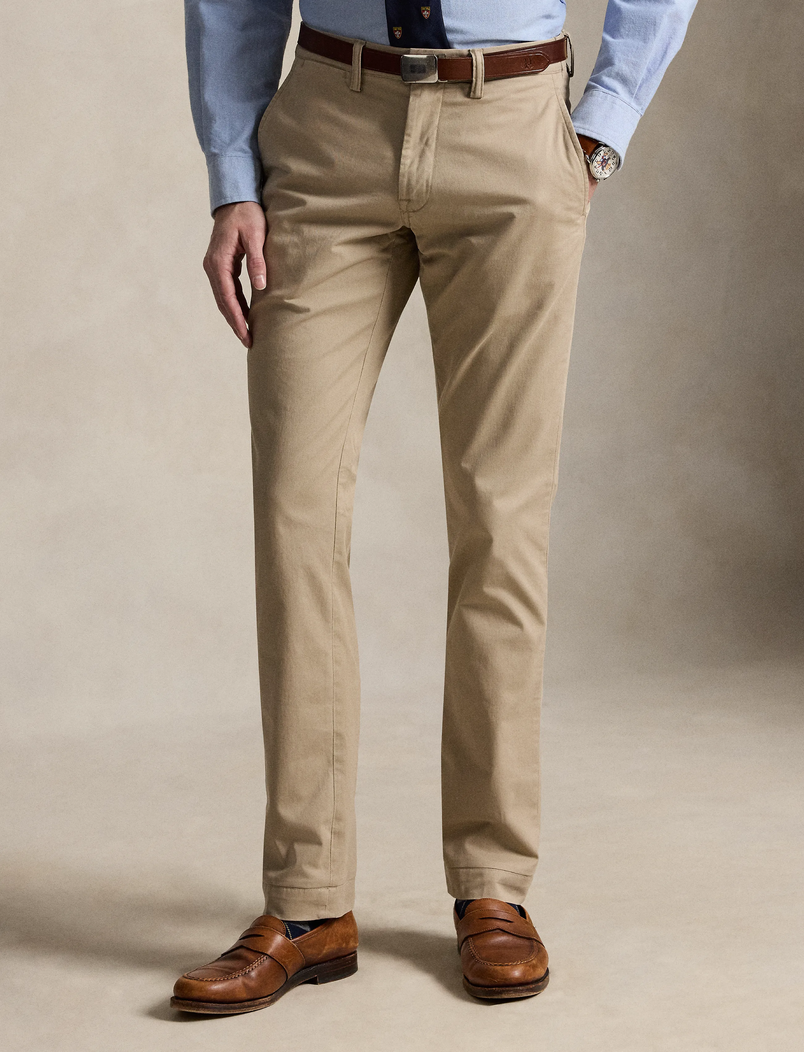 Polo Ralph Lauren Stretch Slim Fit Twill Pant - Püksid - KHAKI TAN / beige