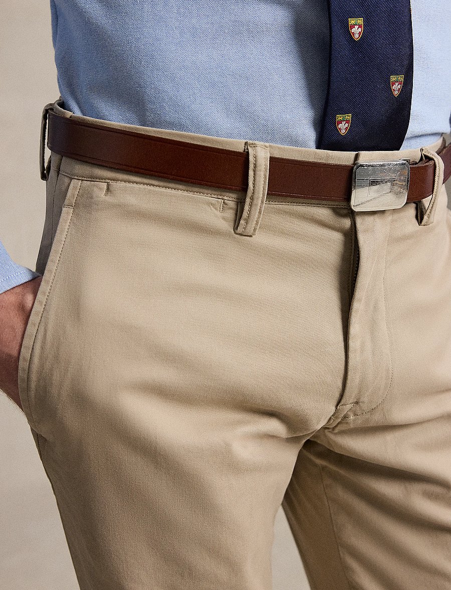 Polo Ralph Lauren - Stretch Slim Fit Twill Pant - chinos - khaki tan - 4