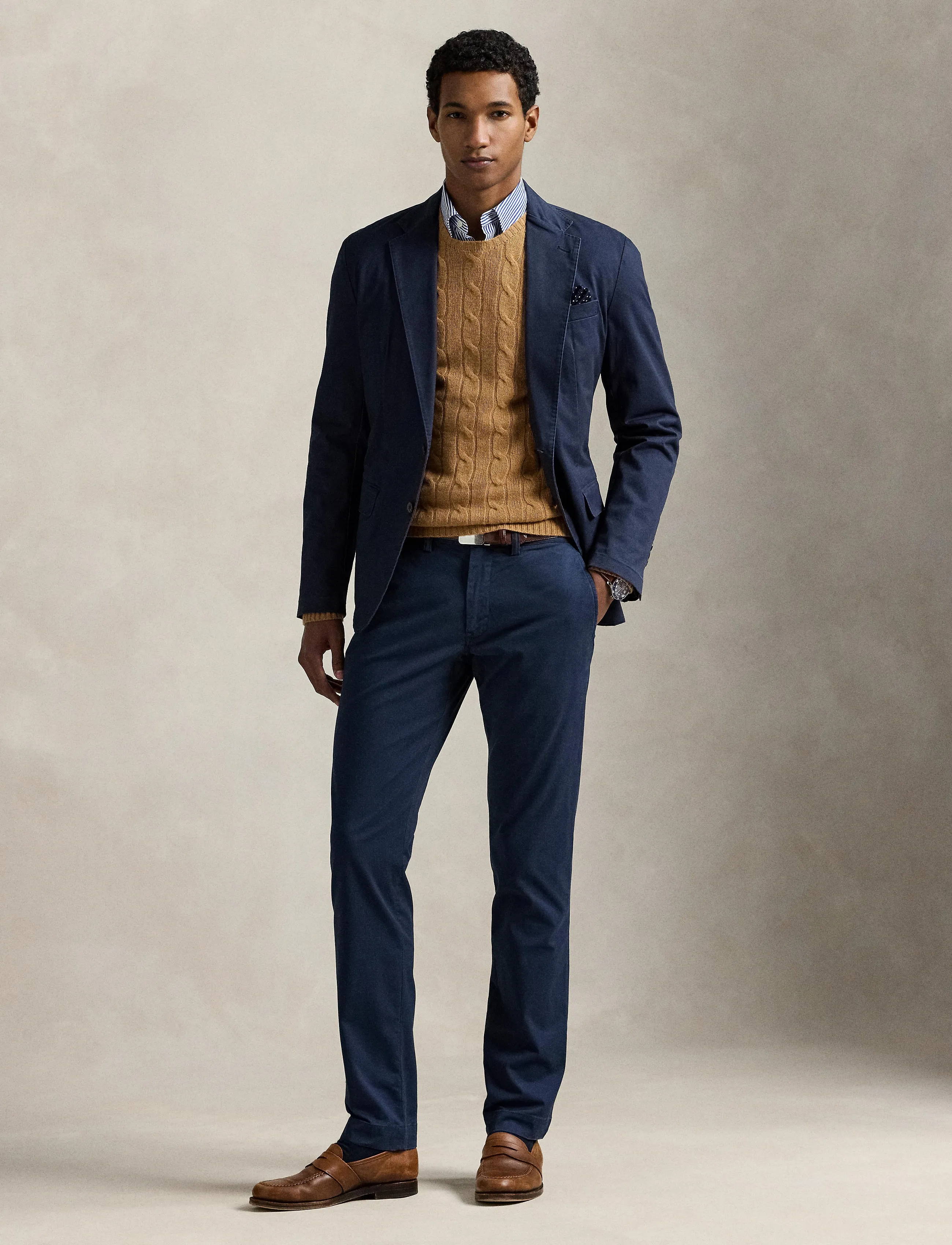 Polo Ralph Lauren - Stretch Slim Fit Twill Pant - chinos - nautical ink - 4