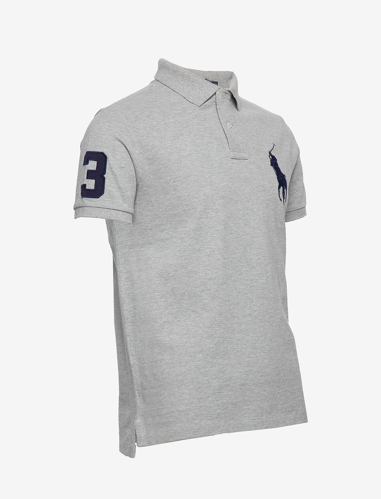 Polo Ralph Lauren - Custom Slim Fit Mesh Polo - andover heather - 2