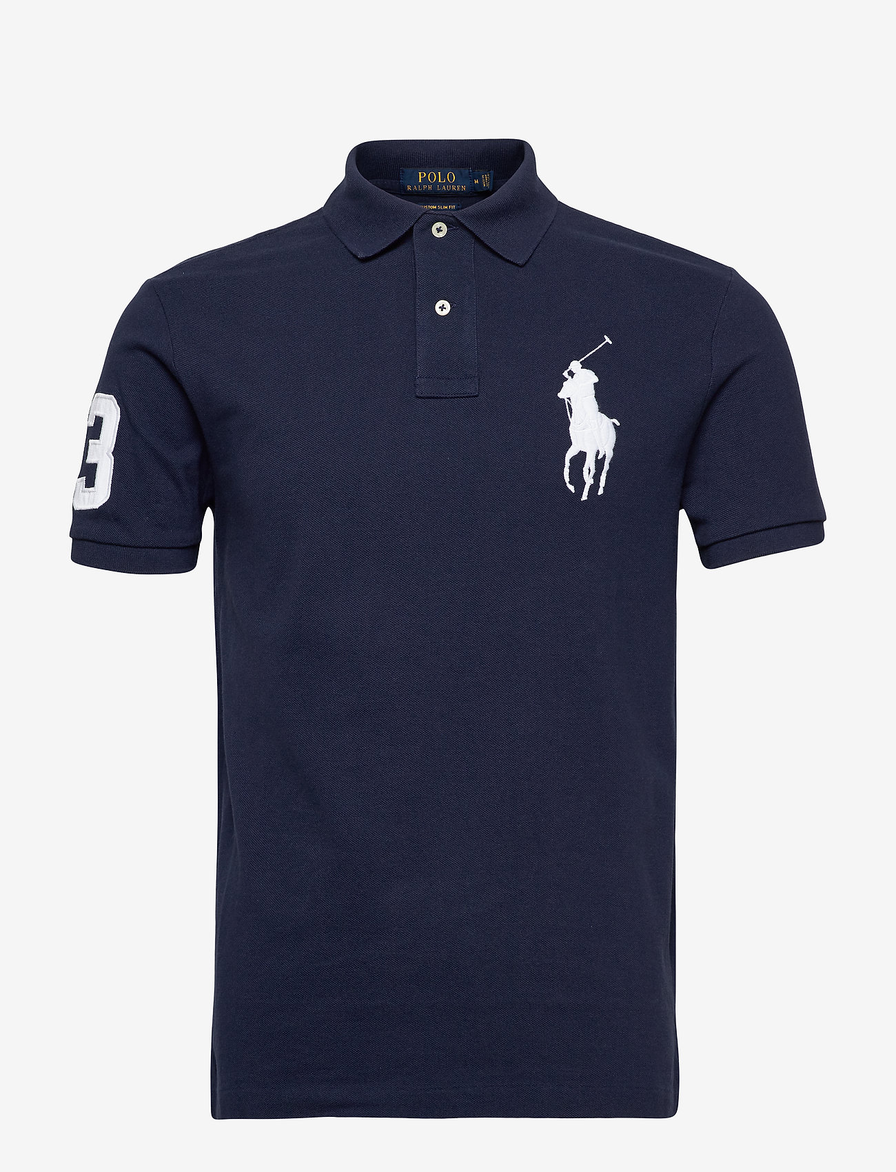 Custom Slim Fit Mesh Polo - NEWPORT NAVY