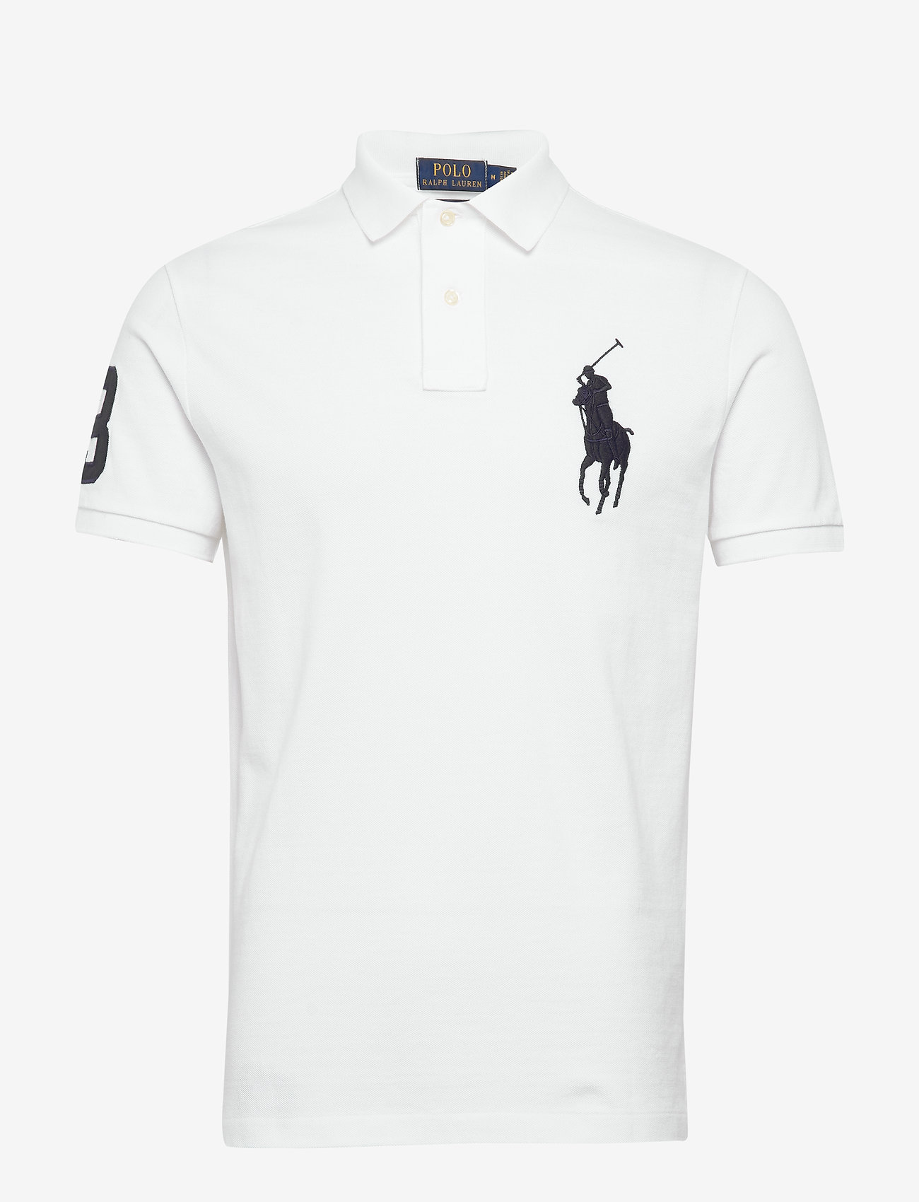 Custom Slim Fit Mesh Polo - WHITE