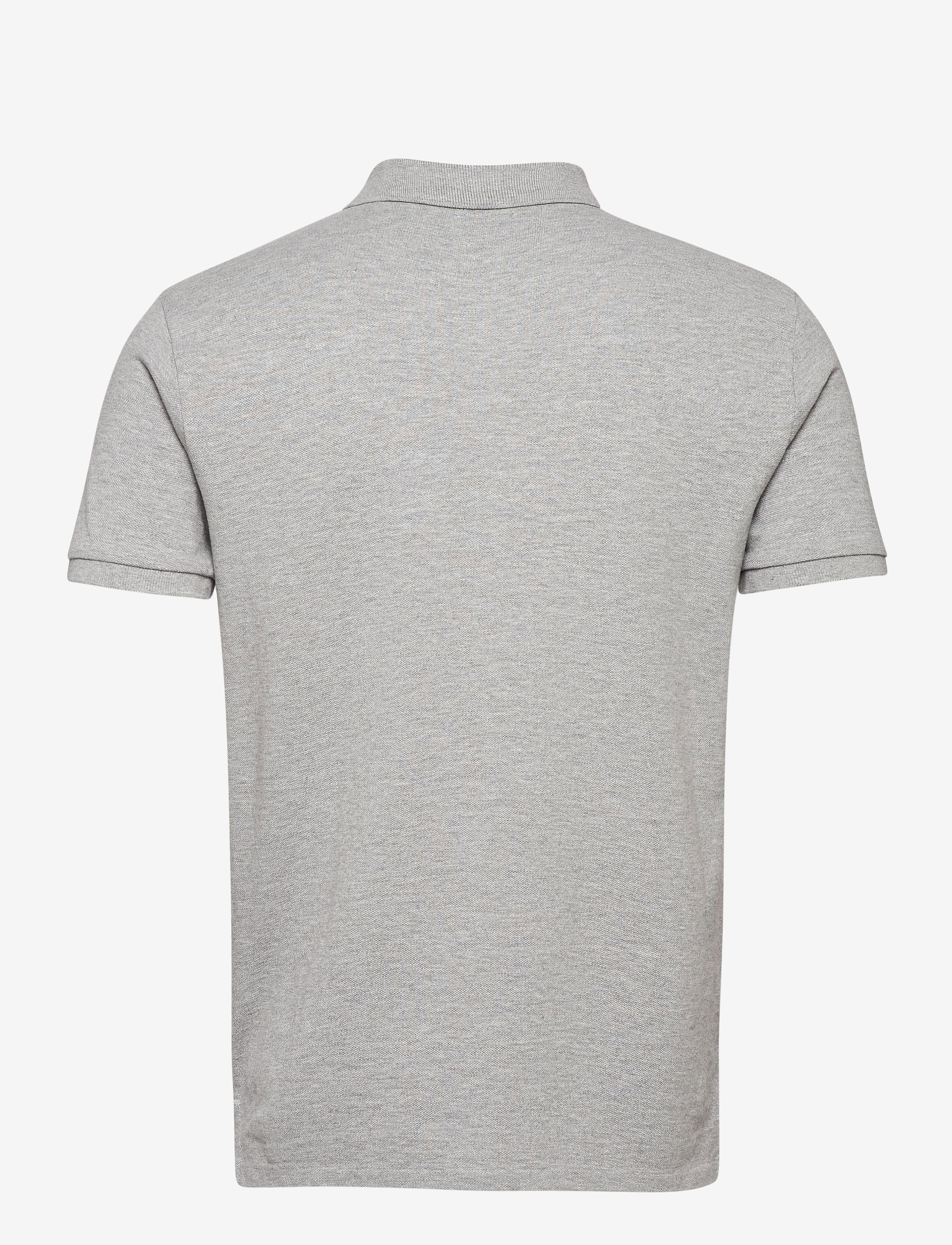 Polo Ralph Lauren - The Iconic Custom Slim Fit Mesh Polo - kortærmede poloer - andover heather/c - 2