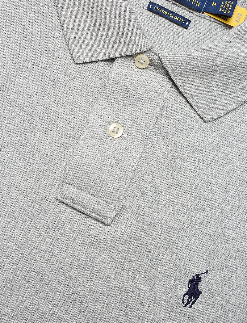 Polo Ralph Lauren - The Iconic Mesh Polo Shirt - kurzärmelig - andover heather/c - 3