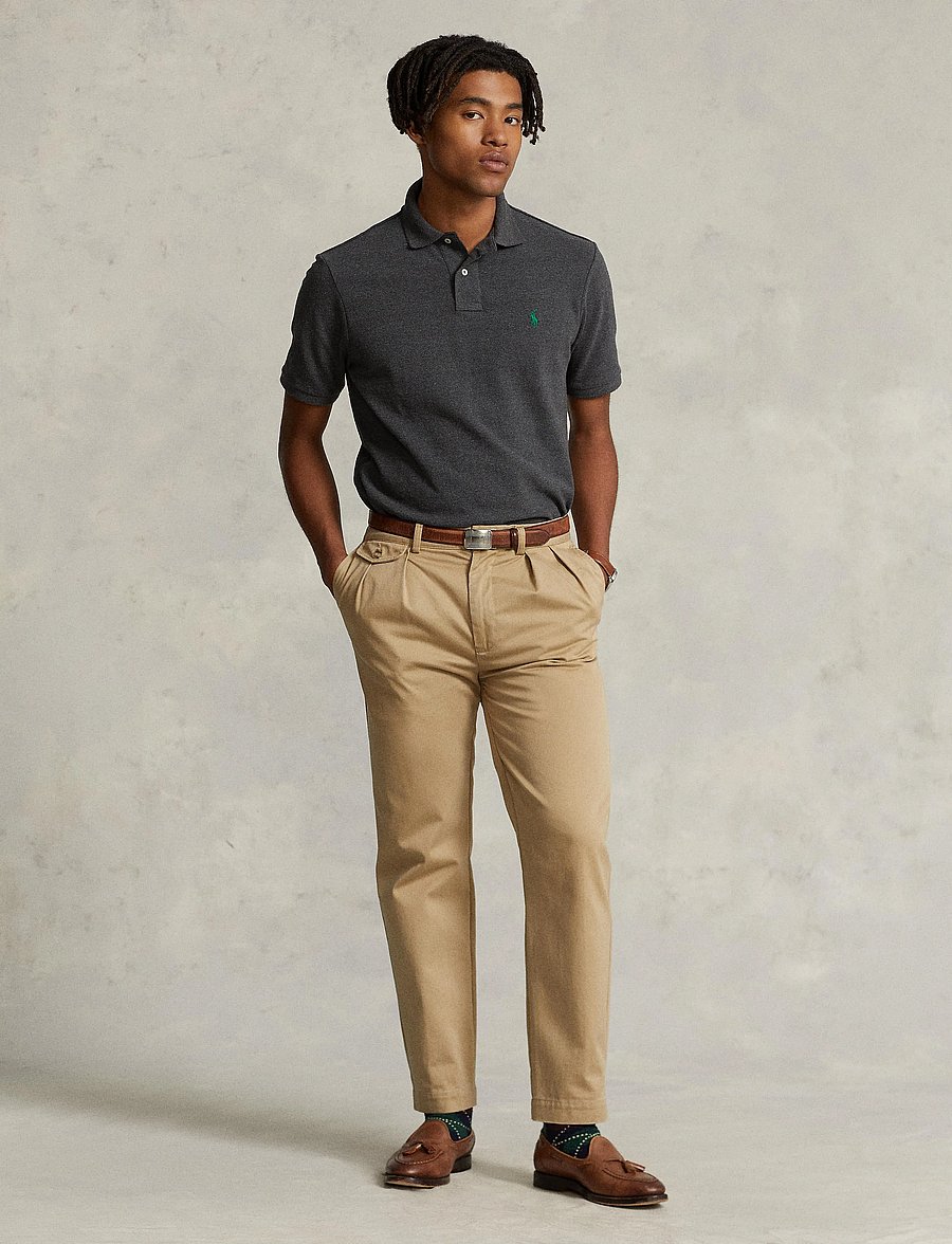 Polo Ralph Lauren - The Iconic Mesh Polo Shirt - kurzärmelig - barclay heather/c - 0