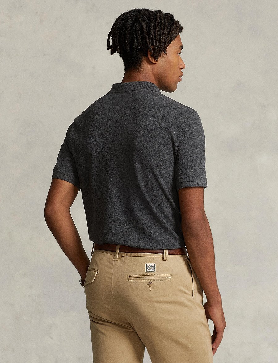 Polo Ralph Lauren - The Iconic Mesh Polo Shirt - kurzärmelig - barclay heather/c - 2