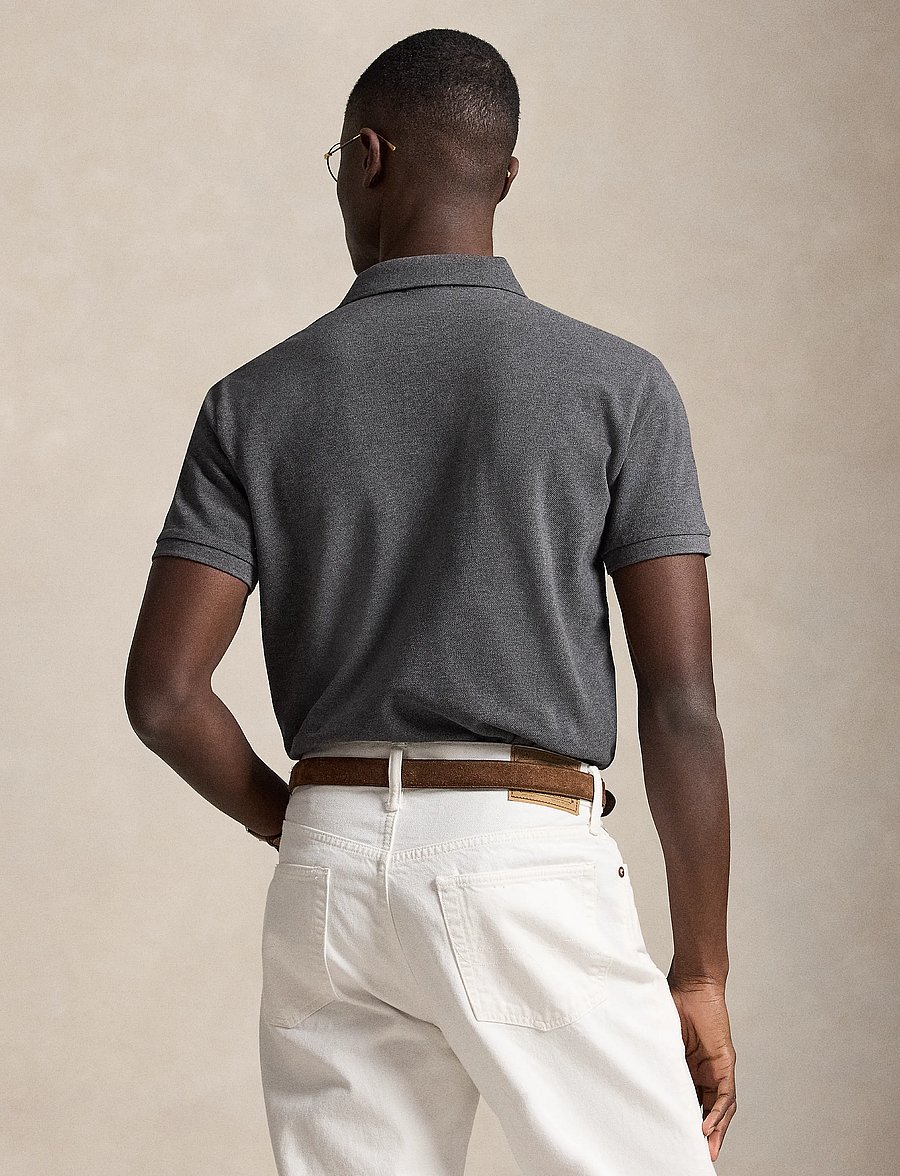 Polo Ralph Lauren - BASIC MESH-SSL-KNT - kurzärmelig - barclay heather/c - 3