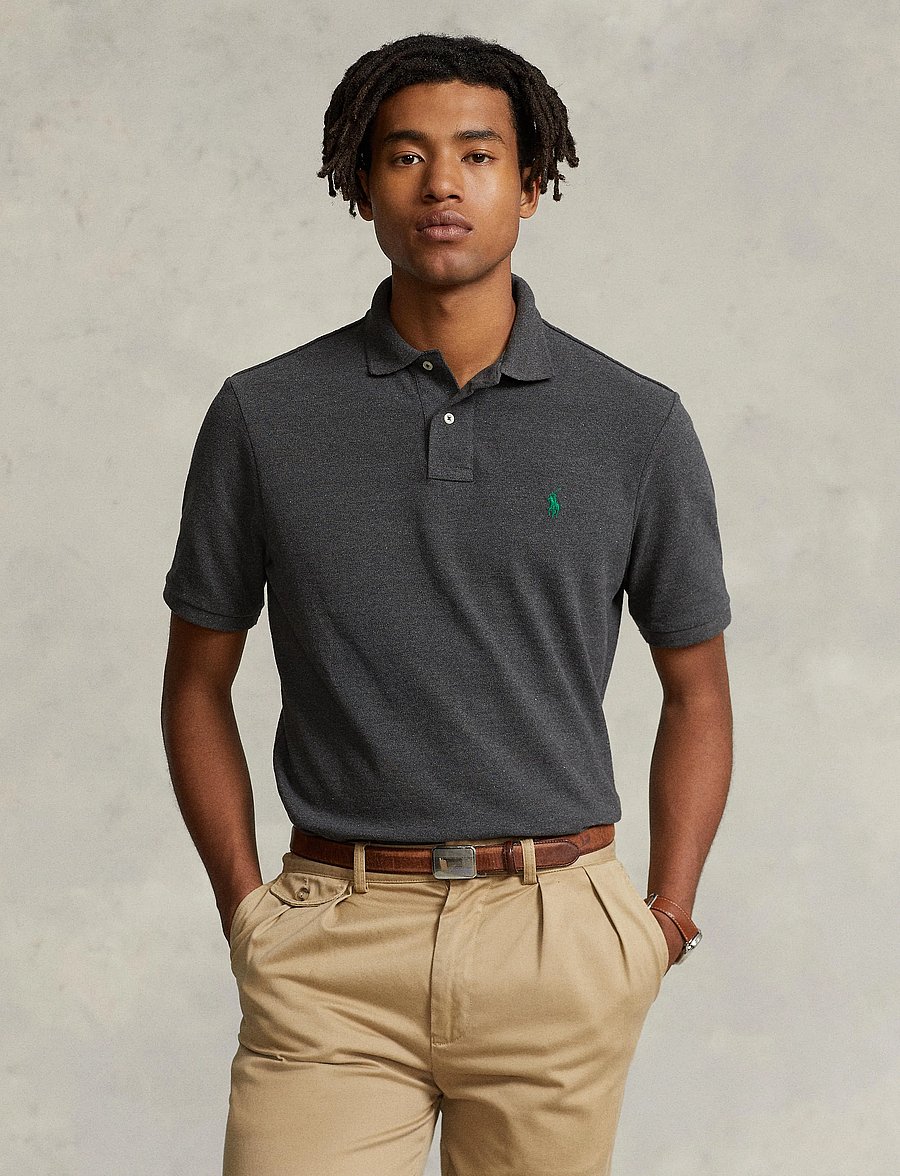 Polo Ralph Lauren - The Iconic Mesh Polo Shirt - kurzärmelig - barclay heather/c - 3