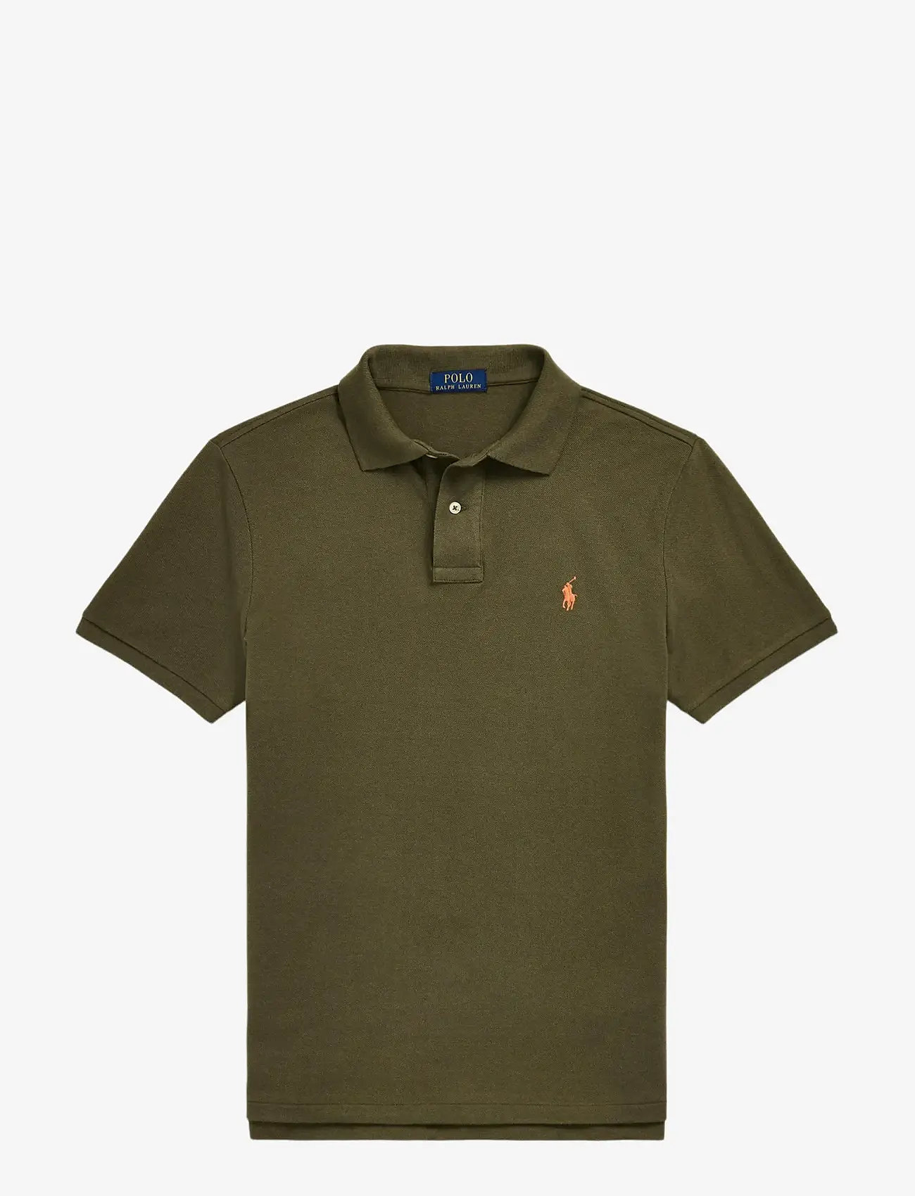 Polo Ralph Lauren - BASIC MESH-SSL-KNT - kortærmede poloer - canopy olive/c222 - 1