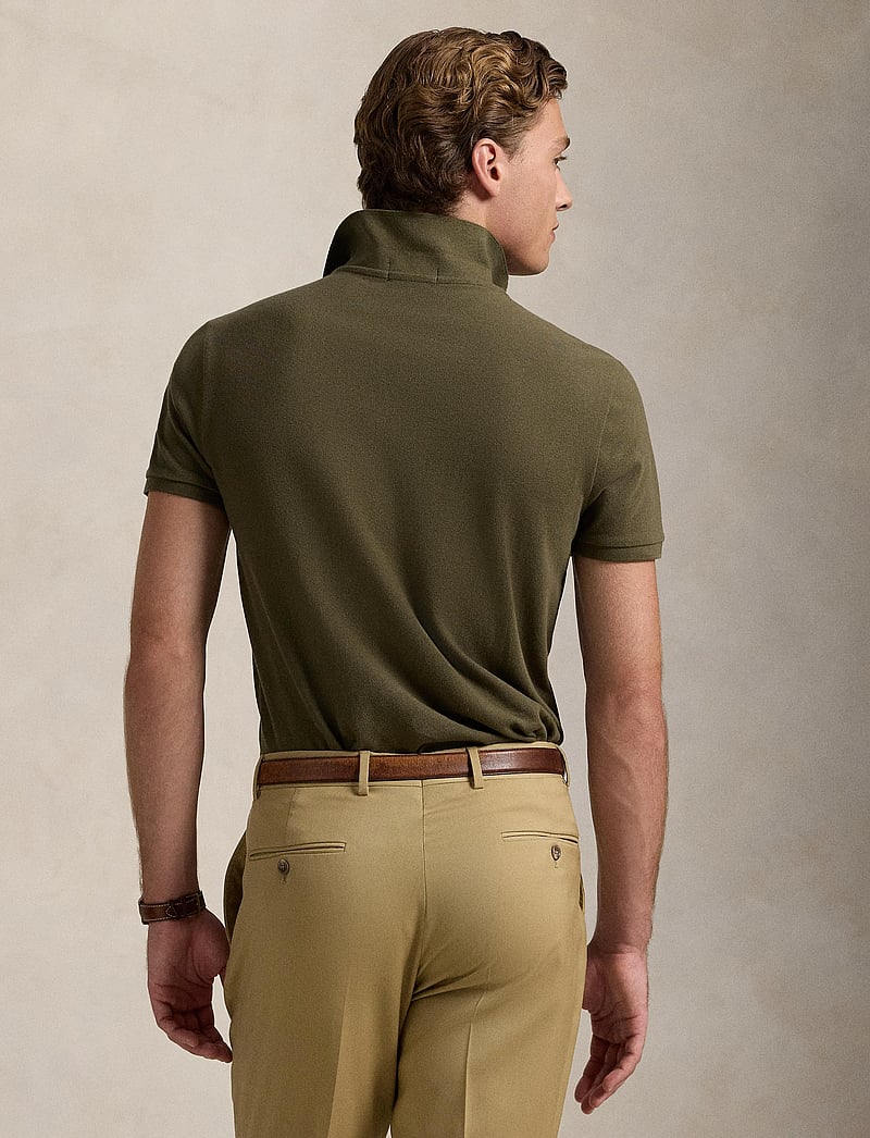 Polo Ralph Lauren - BASIC MESH-SSL-KNT - kortærmede poloer - canopy olive/c222 - 2