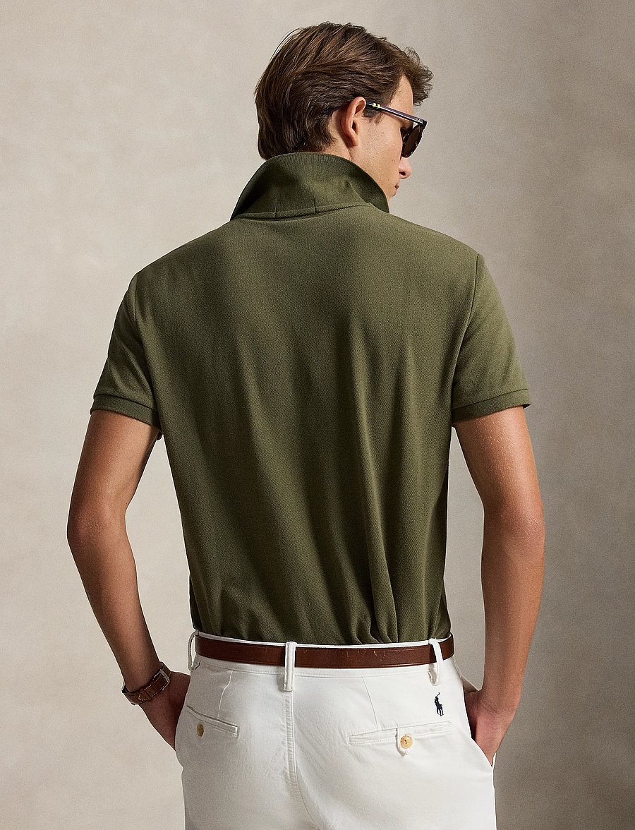 Polo Ralph Lauren - The Iconic Mesh Polo Shirt - kurzärmelig - canopy olive/c222 - 2