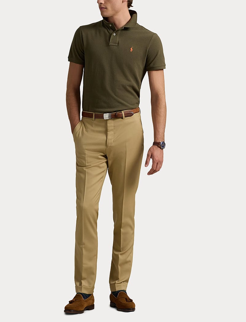 Polo Ralph Lauren - BASIC MESH-SSL-KNT - kortærmede poloer - canopy olive/c222 - 4