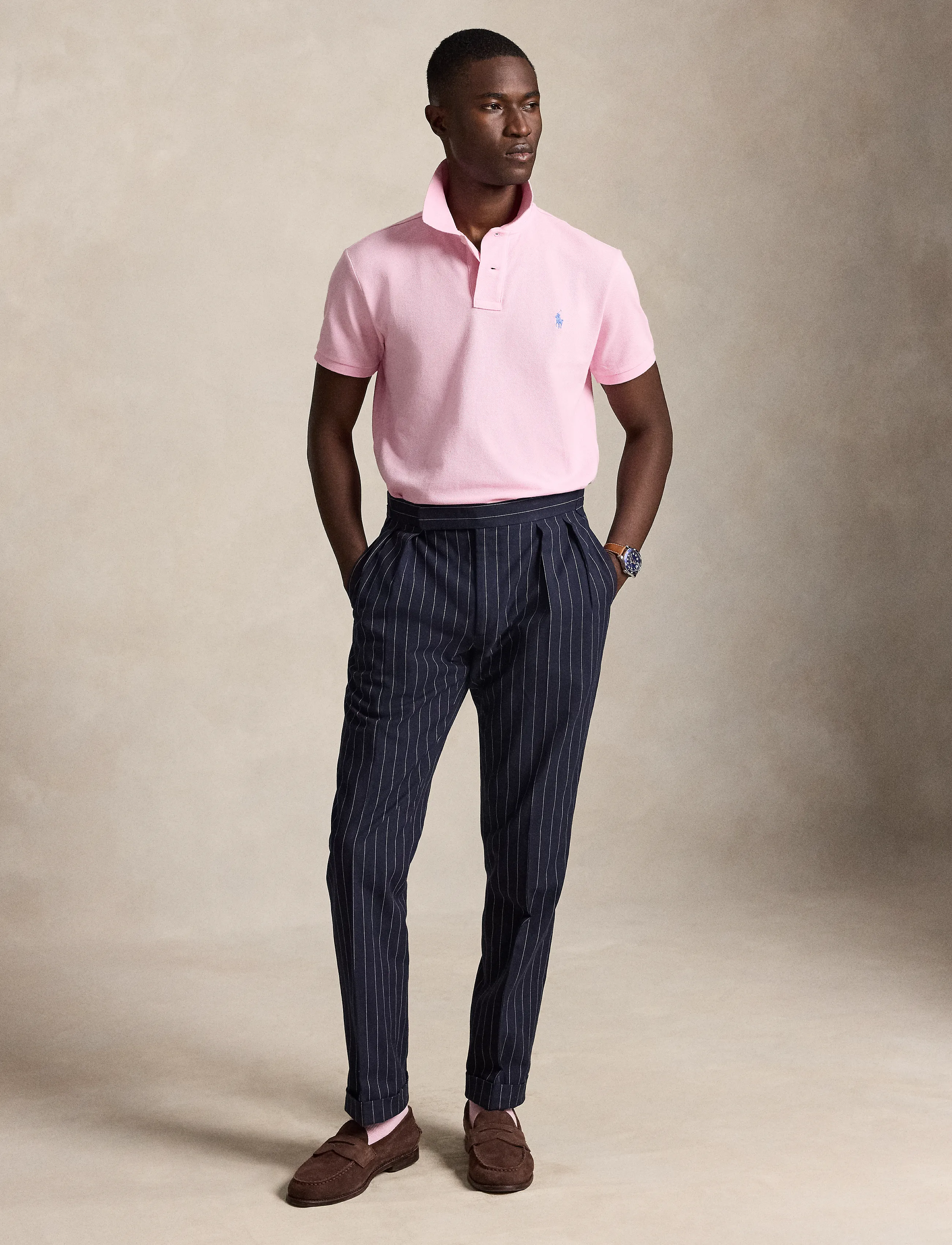 Polo Ralph Lauren - BASIC MESH-SSL-KNT - lühikeste varrukatega polod - carmel pink/c7349 - 5