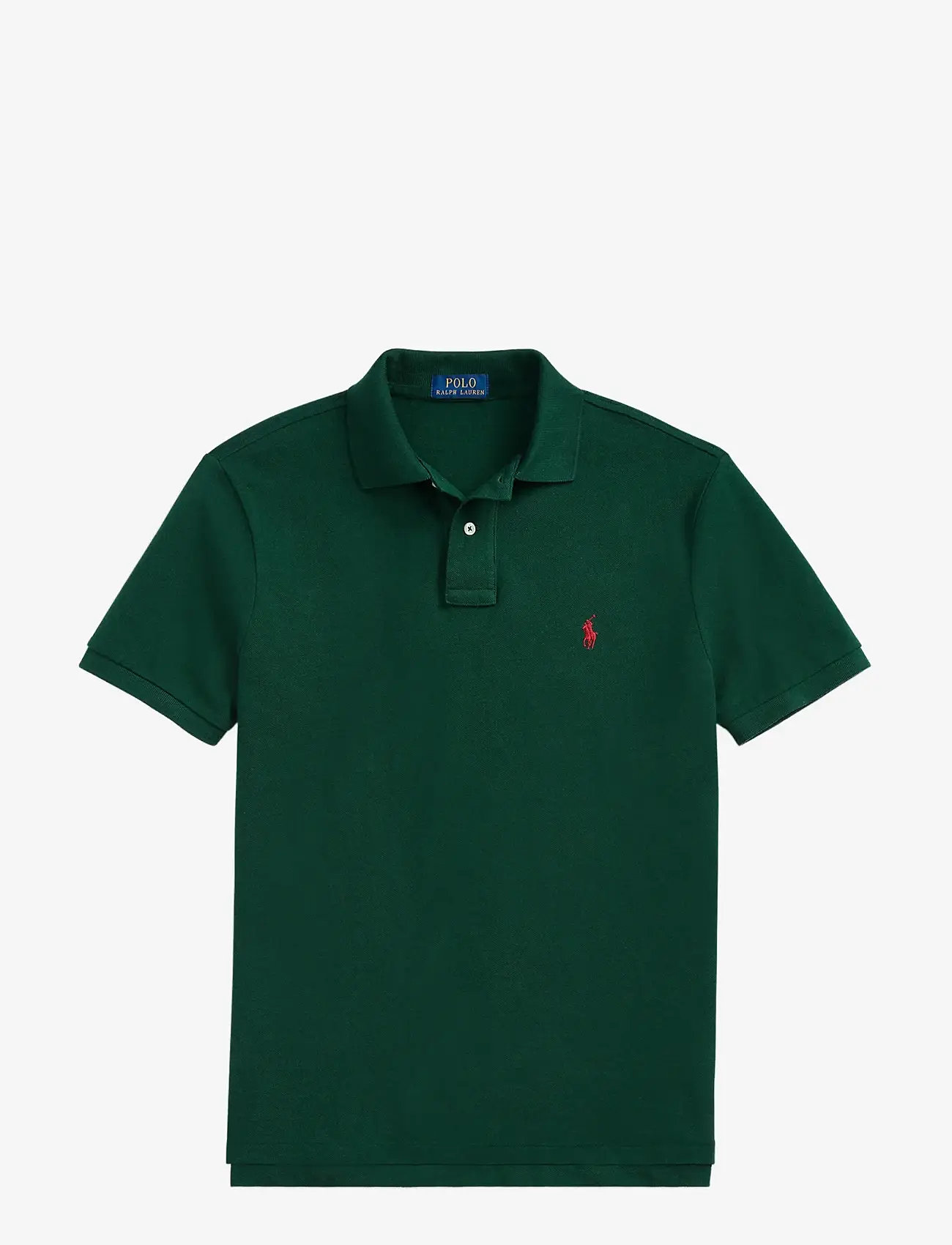 Polo Ralph Lauren - BASIC MESH-SSL-KNT - kortærmede poloer - college green/c39 - 1