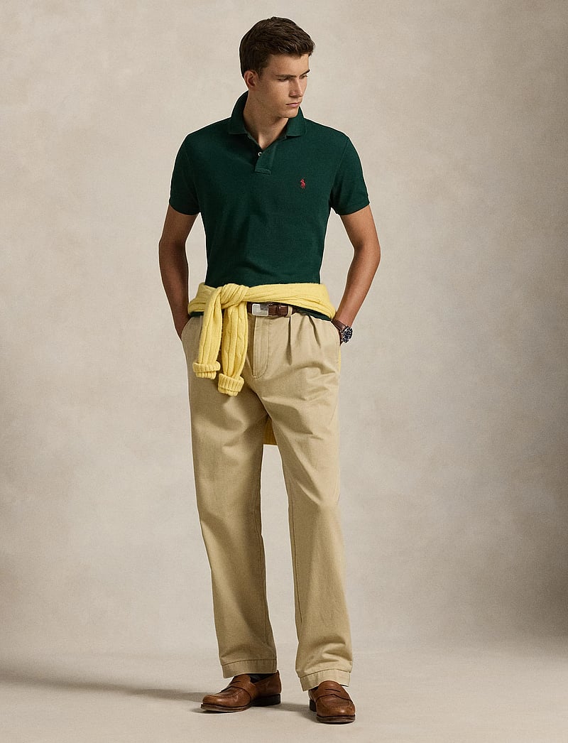 Polo Ralph Lauren - BASIC MESH-SSL-KNT - kortærmede poloer - college green/c39 - 0