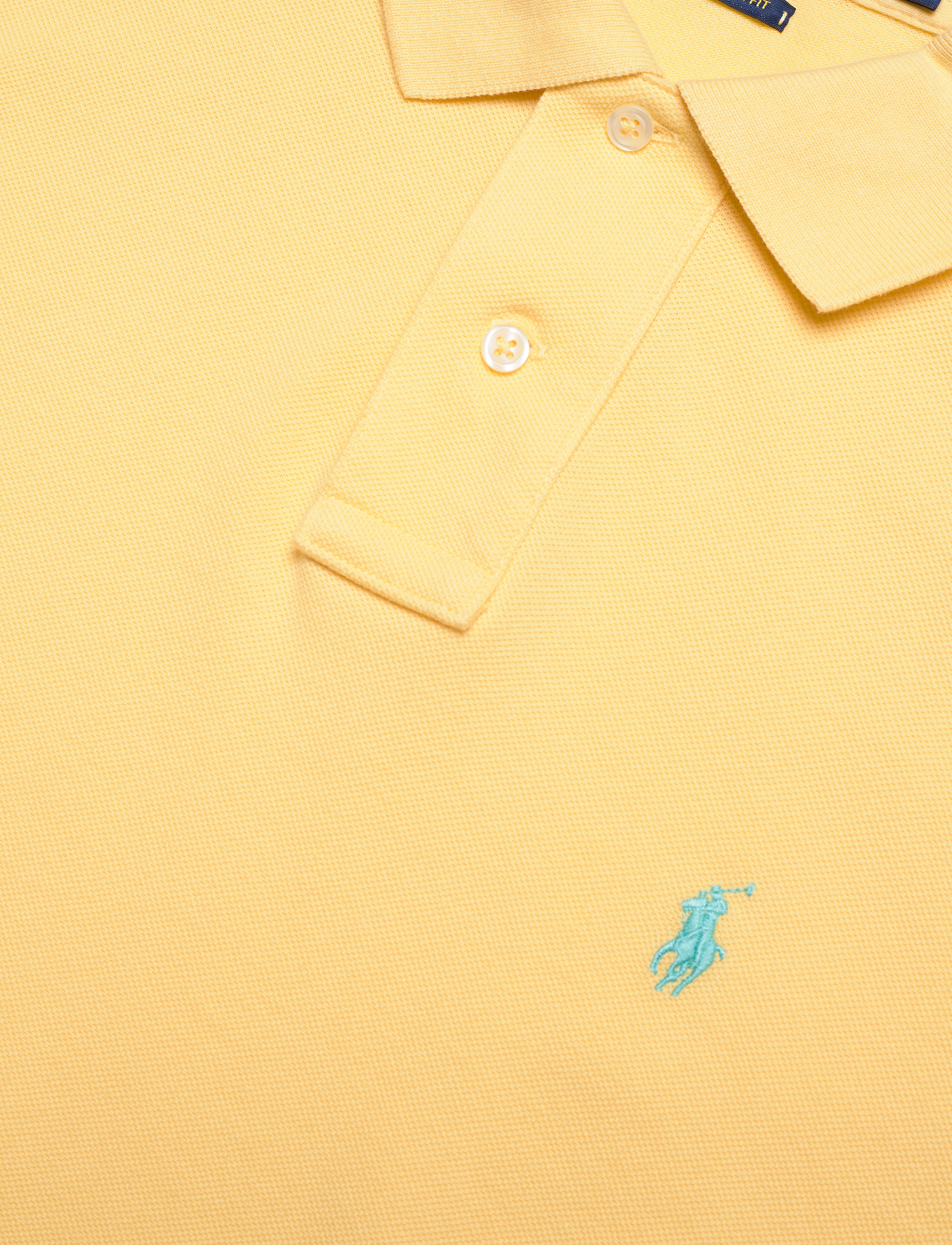 Polo Ralph Lauren - BASIC MESH-SSL-KNT - polo shirts - corn yellow/c6103 - 3