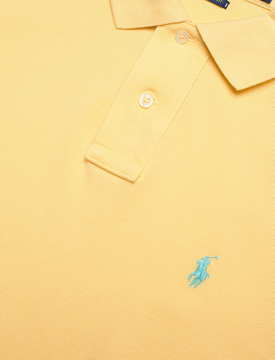 Polo Ralph Lauren - The Iconic Mesh Polo Shirt - kurzärmelig - corn yellow/c6103 - 3
