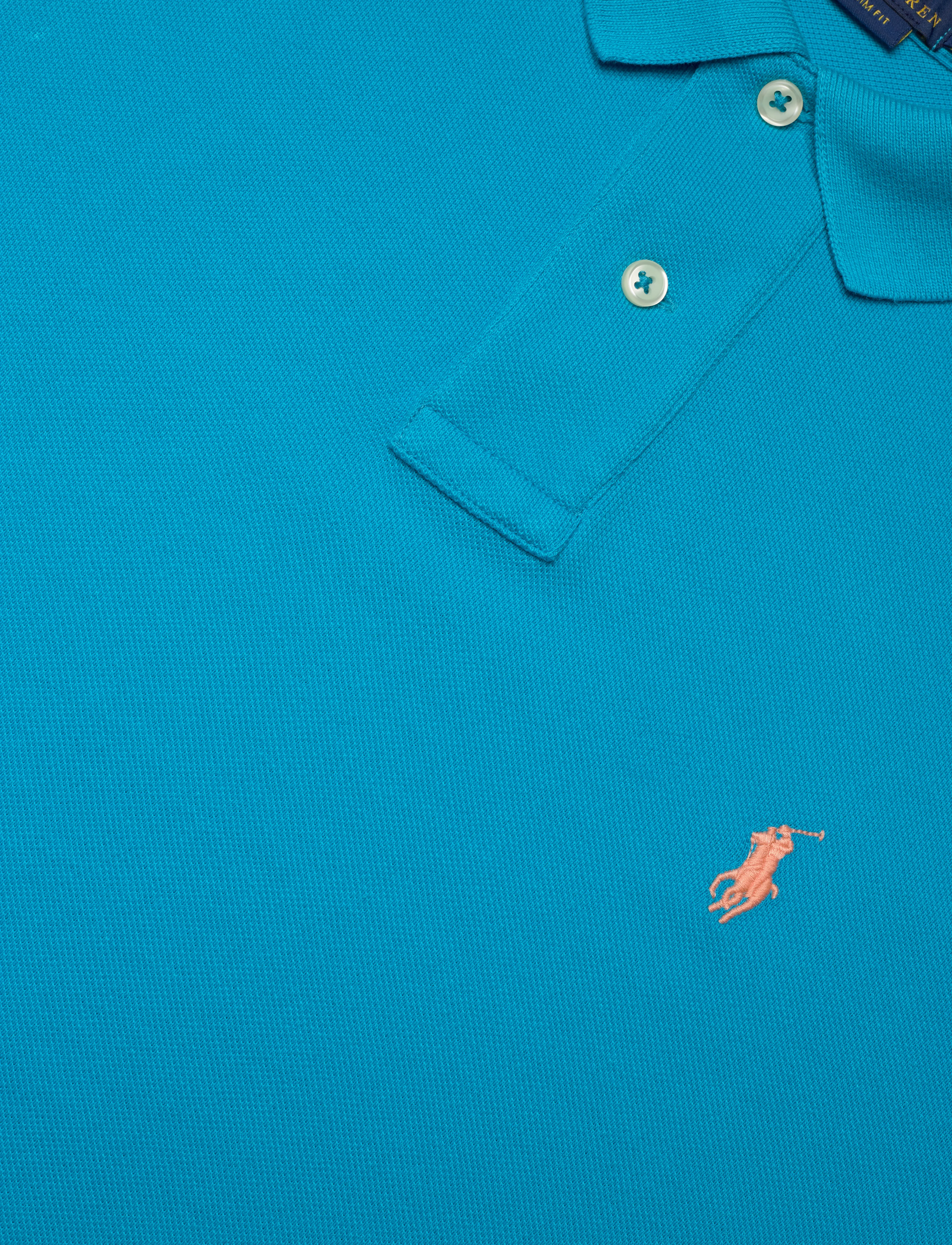 Polo Ralph Lauren - The Iconic Mesh Polo Shirt - kortærmede poloer - cove blue/c2451 - 2