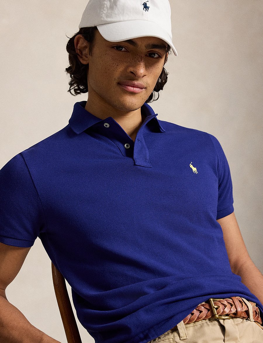 Polo Ralph Lauren - The Iconic Mesh Polo Shirt - kurzärmelig - fall royal/c1229 - 4