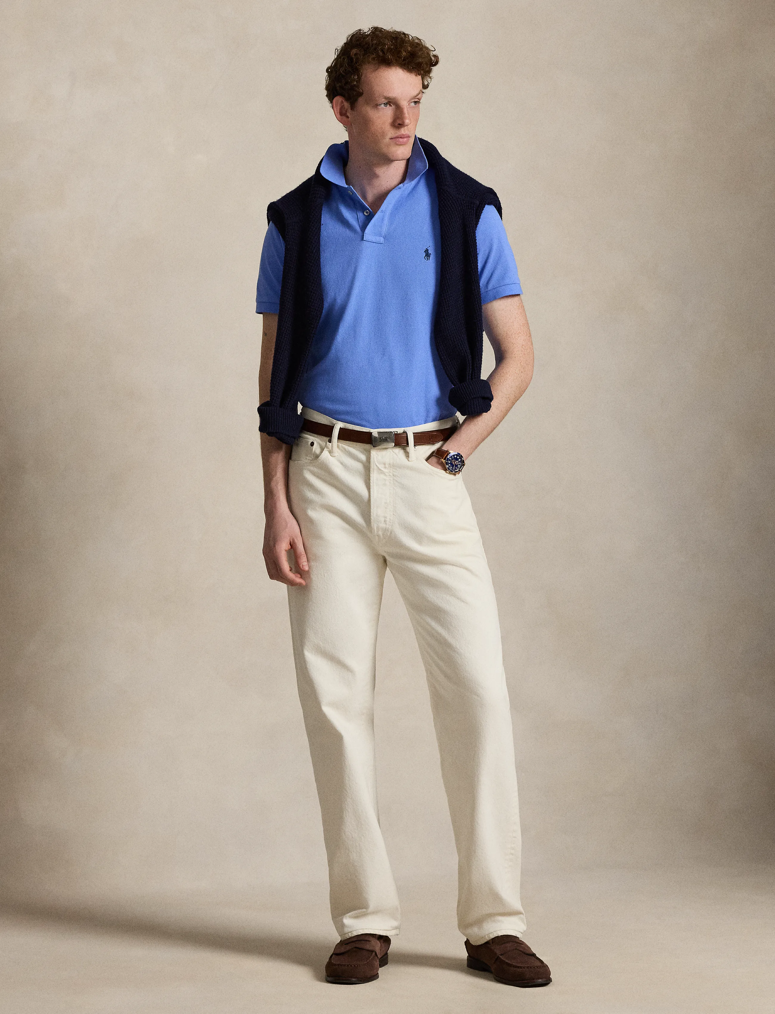 Polo Ralph Lauren - BASIC MESH-SSL-KNT - kurzärmelig - harbor island blu - 4