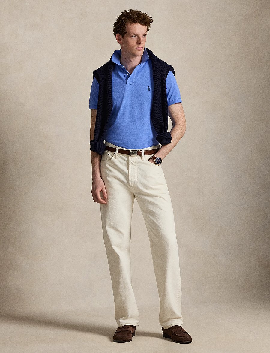 Polo Ralph Lauren - BASIC MESH-SSL-KNT - kurzärmelig - harbor island blu - 4