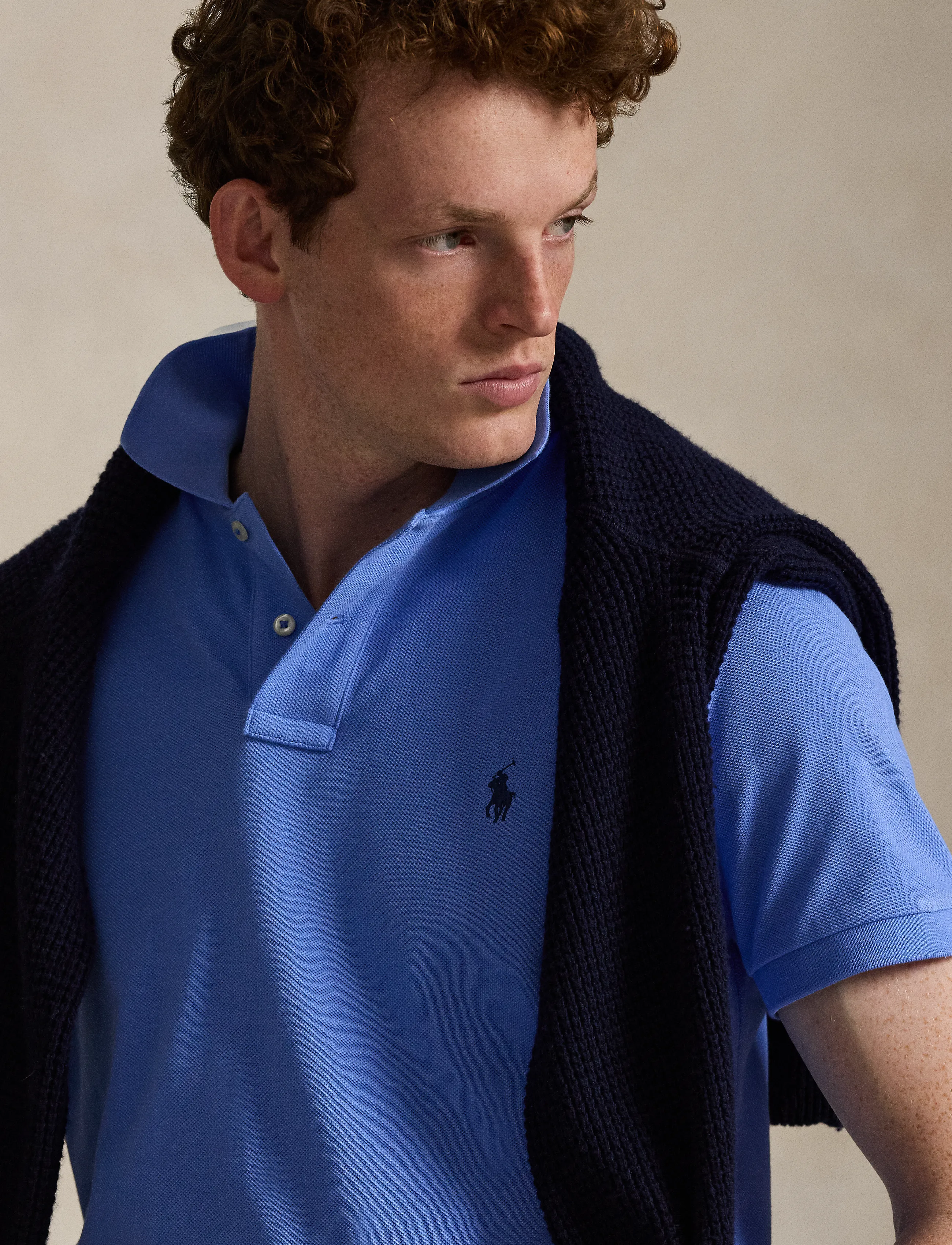 Polo Ralph Lauren - BASIC MESH-SSL-KNT - kurzärmelig - harbor island blu - 5