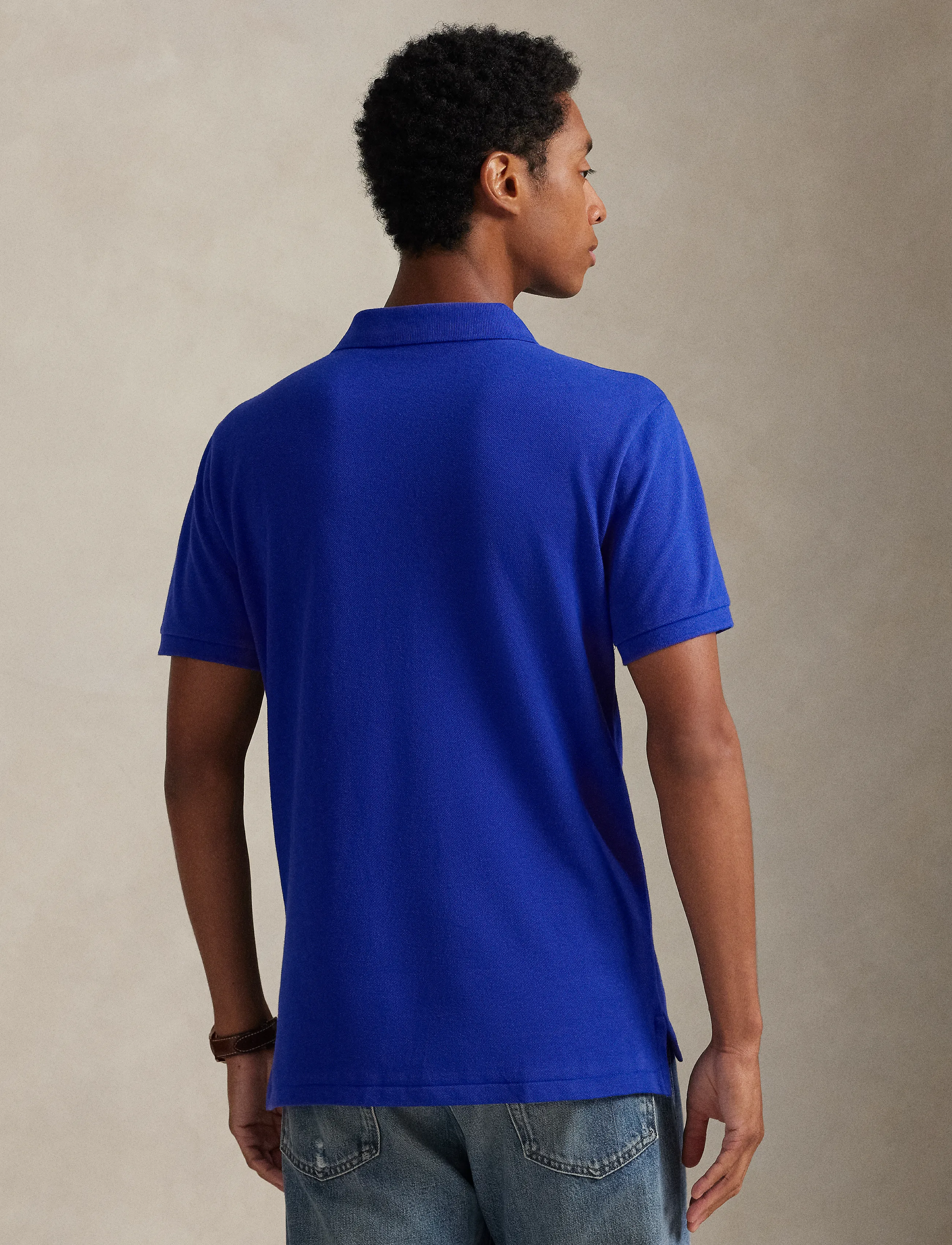 The Iconic Custom Slim Fit Mesh Polo 4