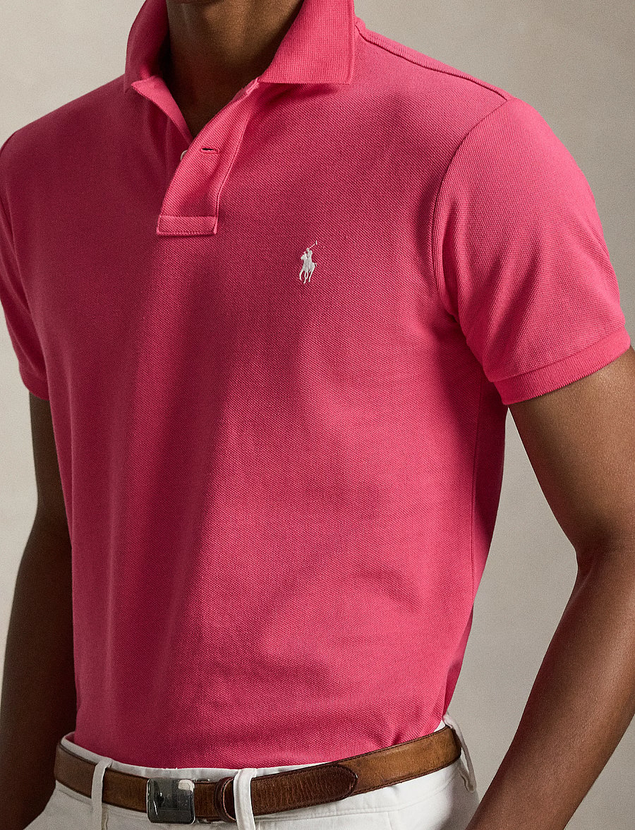 Polo Ralph Lauren - BASIC MESH-SSL-KNT - kurzärmelig - hot pink/c2740 - 4