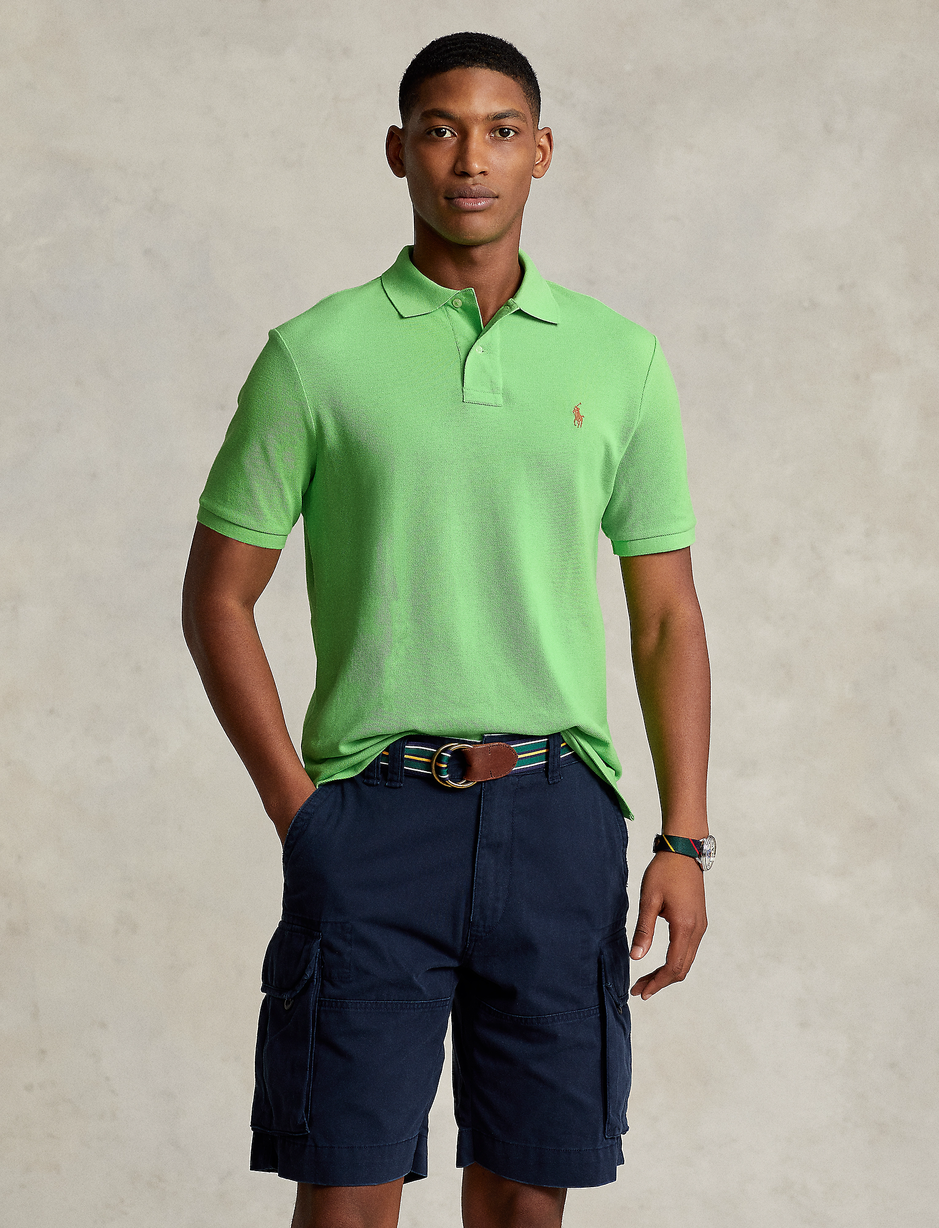 Polo Ralph Lauren The Iconic Mesh Polo Shirt - Pikeepaidat - KIWI LIME/C3867 / green