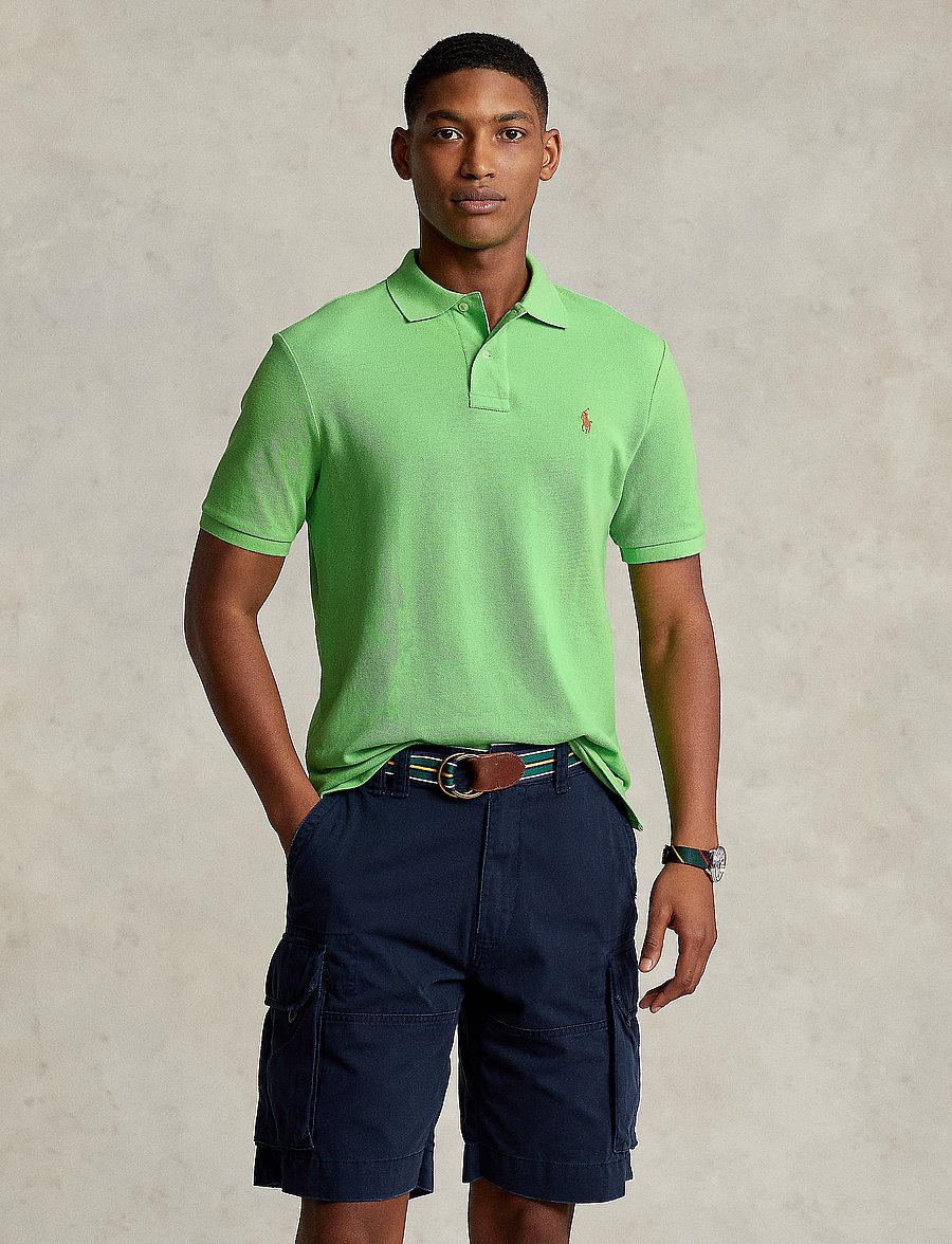 Polo Ralph Lauren - The Iconic Mesh Polo Shirt - polo shirts - kiwi lime/c3867 - 0