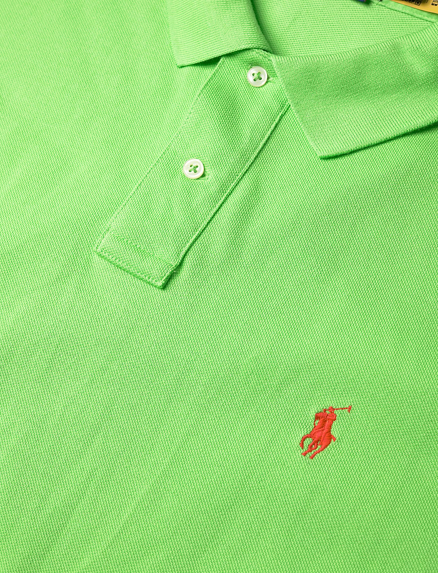 Polo Ralph Lauren - The Iconic Mesh Polo Shirt - polo shirts - kiwi lime/c3867 - 3
