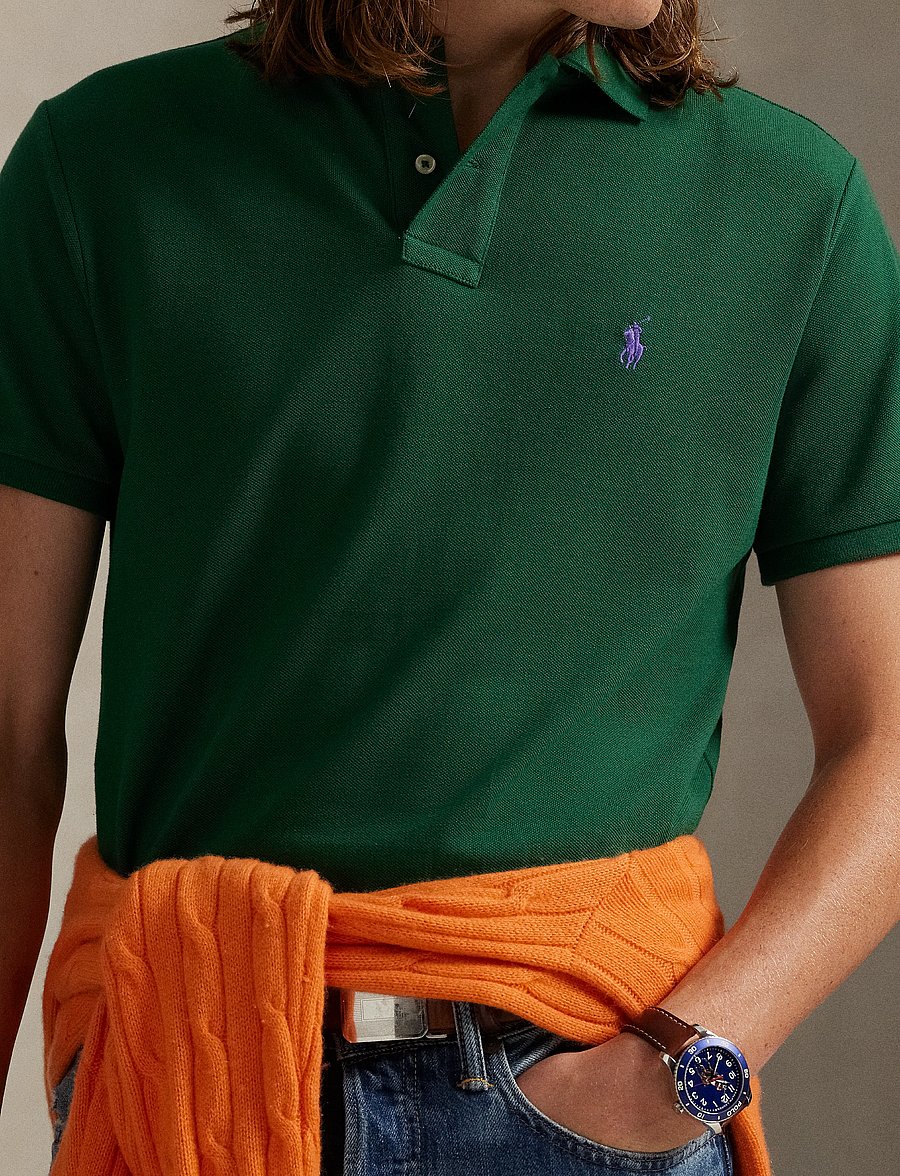 Polo Ralph Lauren - The Iconic Mesh Polo Shirt - kurzärmelig - new forest/c4649 - 4