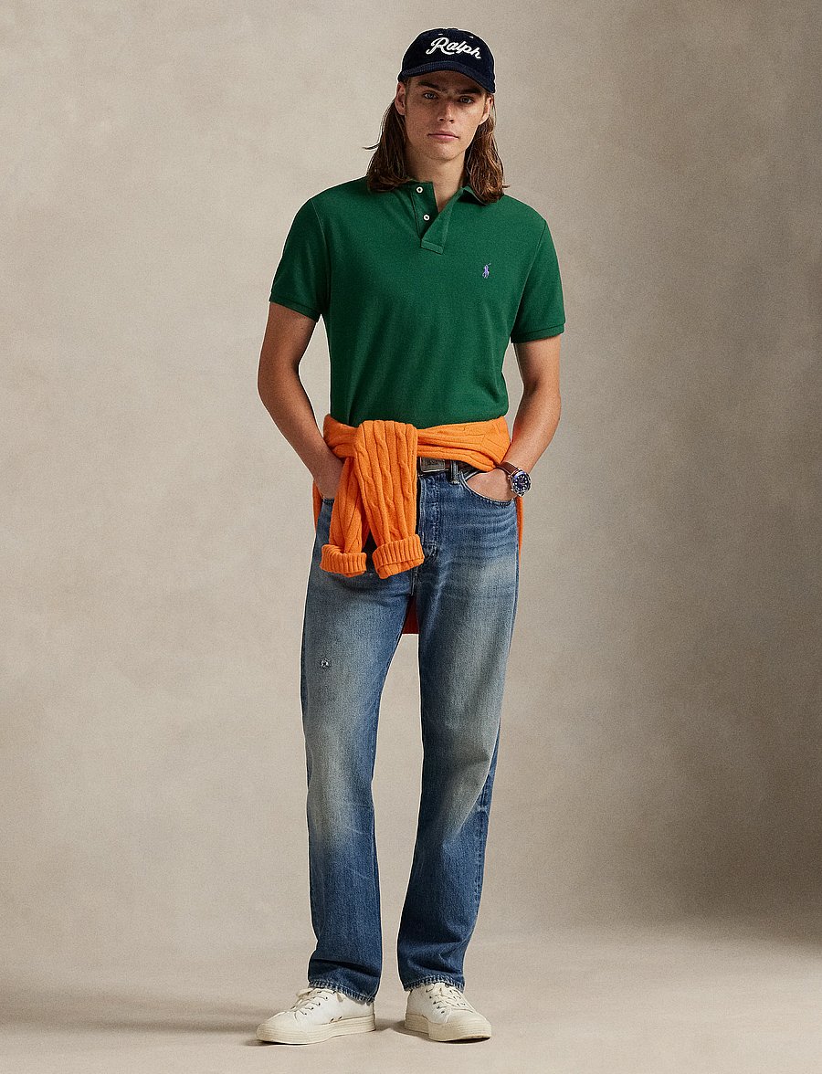 Polo Ralph Lauren - The Iconic Mesh Polo Shirt - kurzärmelig - new forest/c4649 - 5
