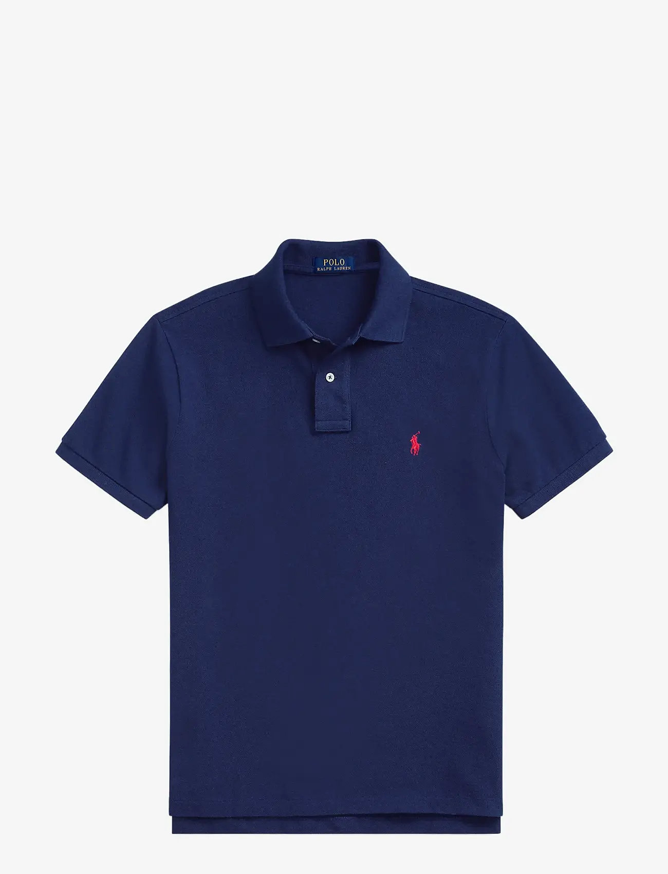 Polo Ralph Lauren - The Iconic Custom Slim Fit Mesh Polo - kortärmade pikéer - newport navy/c387 - 2