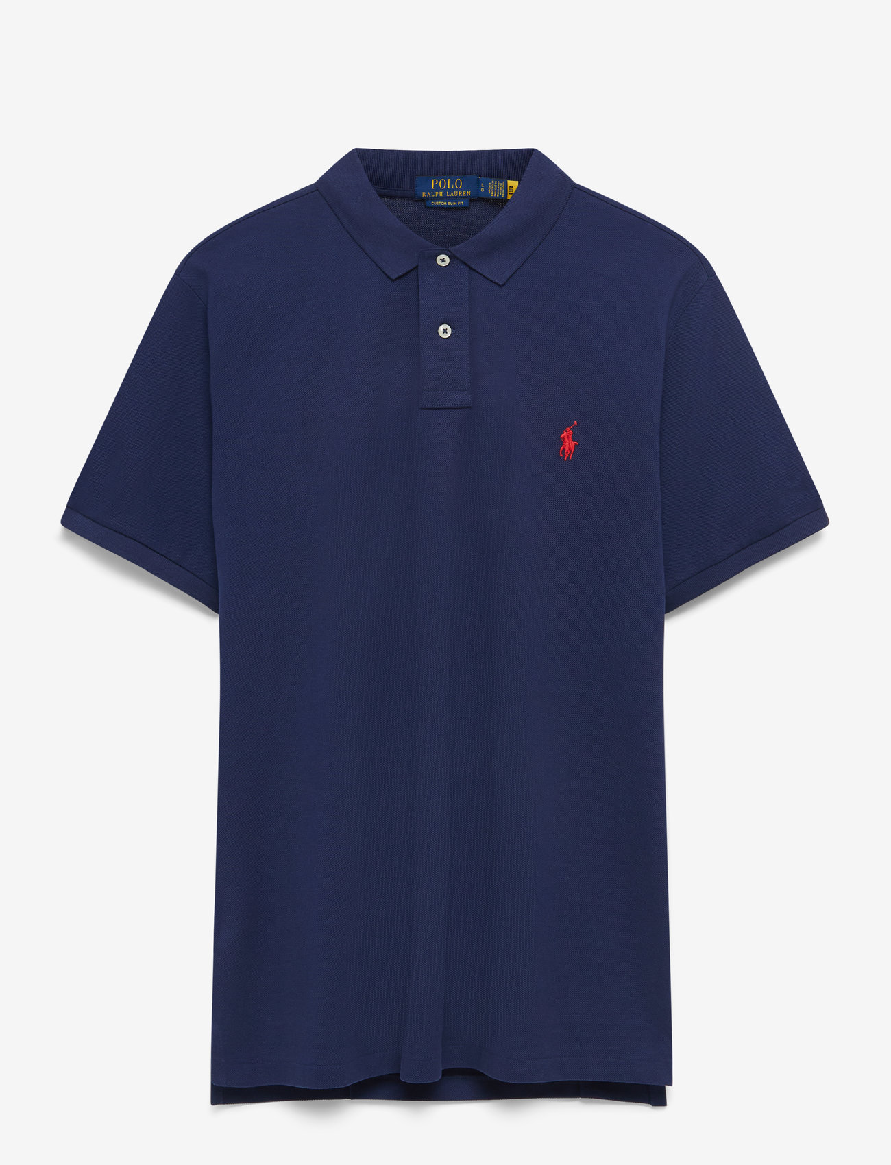 Polo Ralph Lauren - The Iconic Custom Slim Fit Mesh Polo - kortärmade pikéer - newport navy/c387 - 1