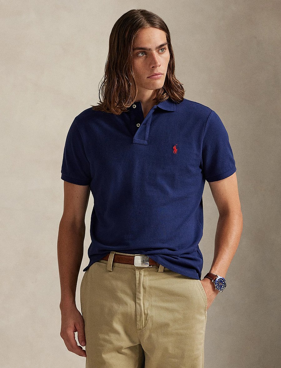 Polo Ralph Lauren - The Iconic Mesh Polo Shirt - polo shirts - newport navy/c387 - 3